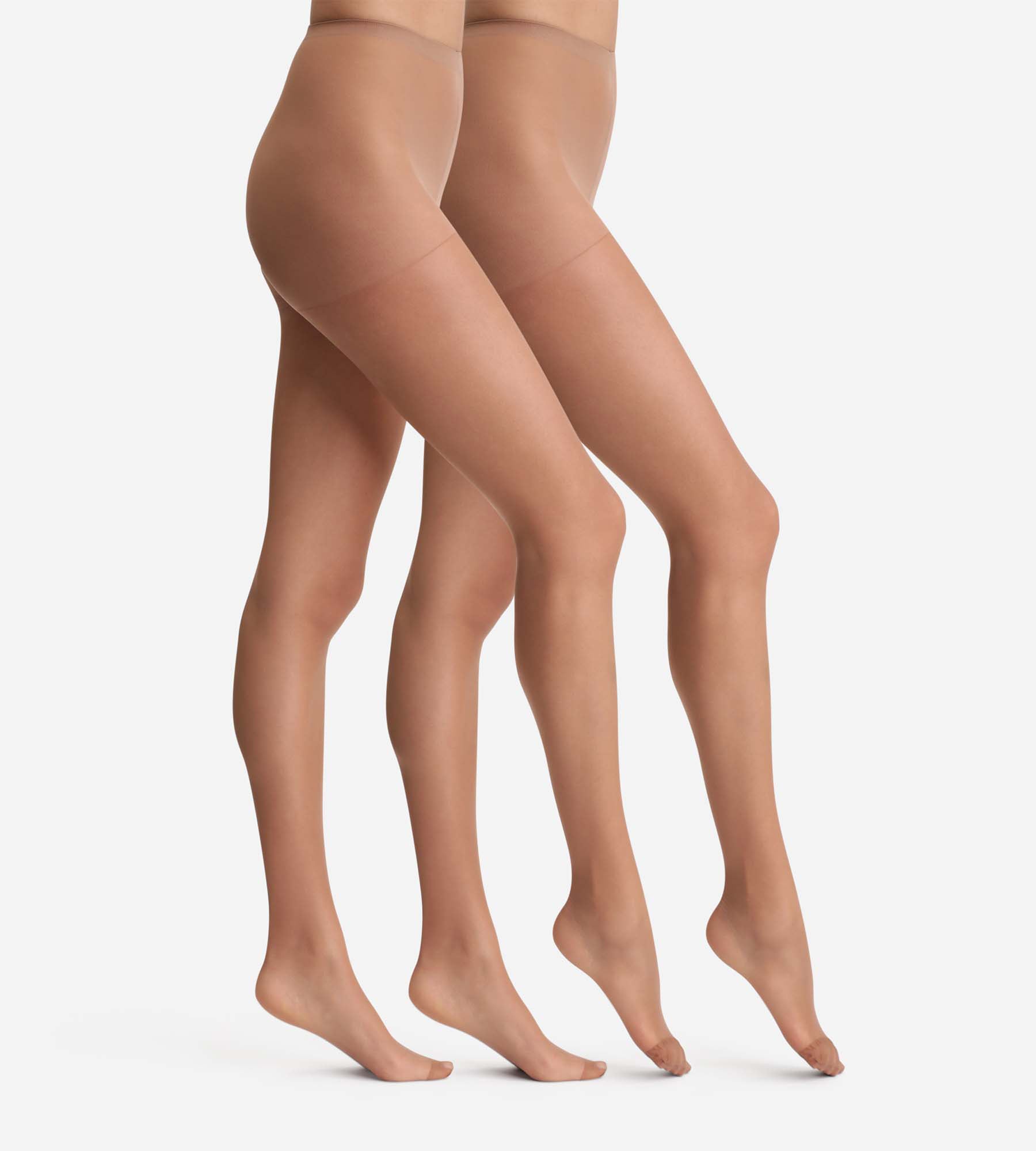 DIM Pacco da 2 collant trasparenti Beauty Resist cube 15D