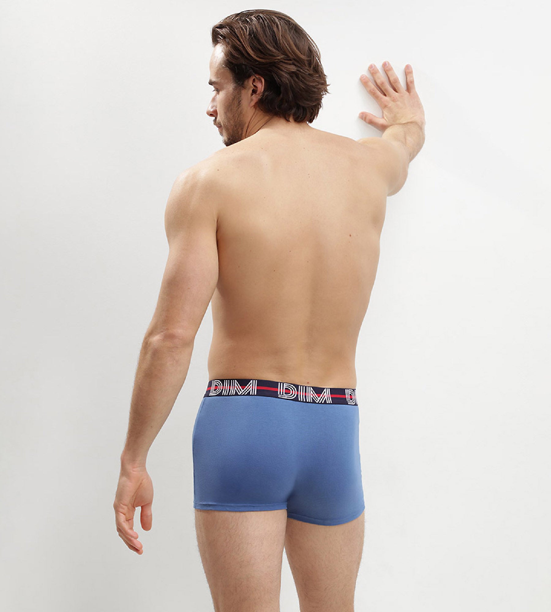 DIM Pacco da 3 boxer rossi, blu notte e azzurri - Dim Powerful