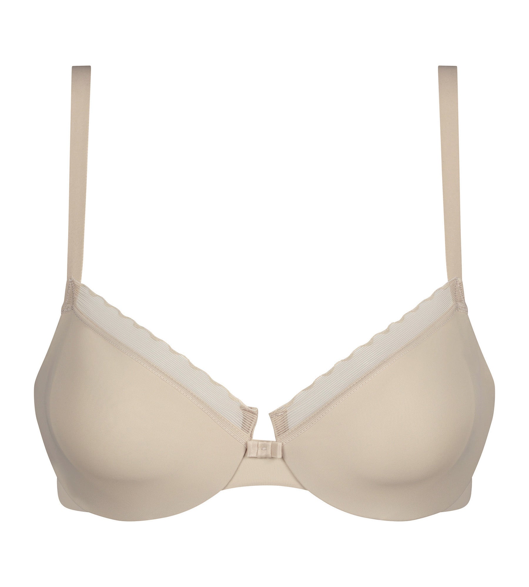 DIM Reggiseno push-on in microfibra e tulle nude Dim Daily Confort