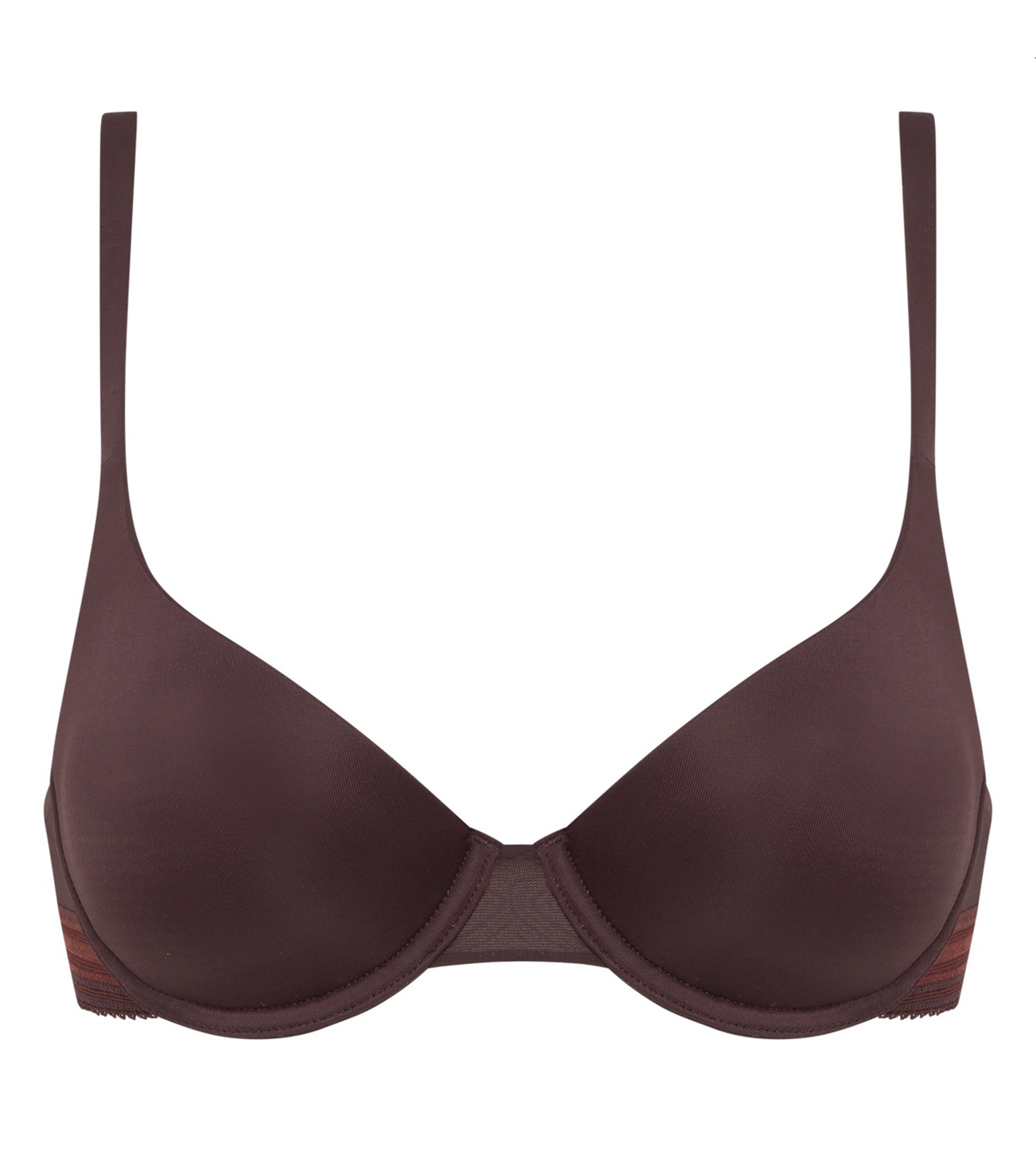 DIM Reggiseno a balconcino imbottito InvisiFree Precious Brown di Dim