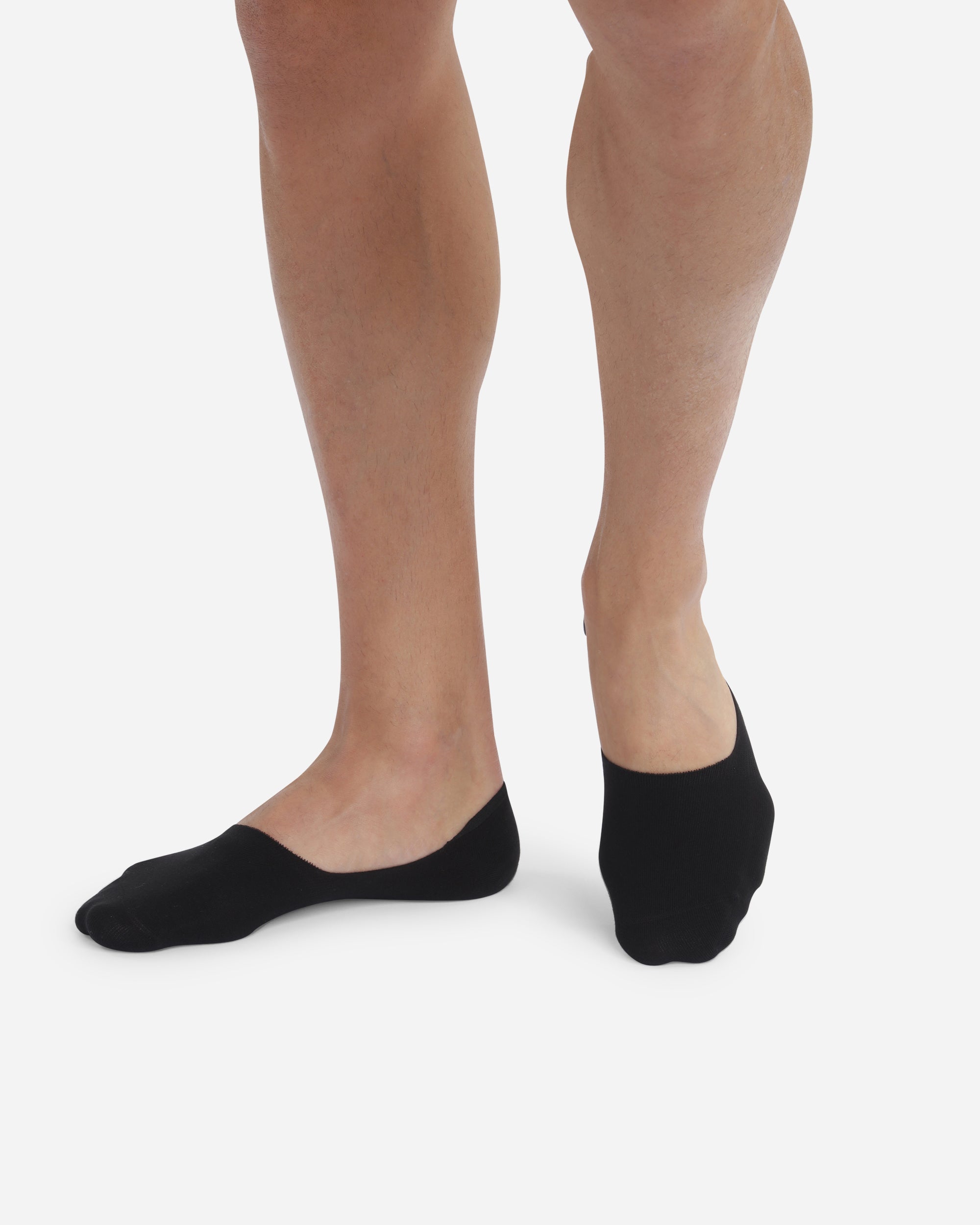 DIM Pacco da 2 protezioni per piedi da uomo in cotone nero