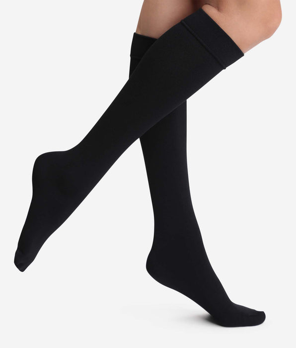 DIM Gambaletti donna a top con fodera in pile Black Dim Thermo