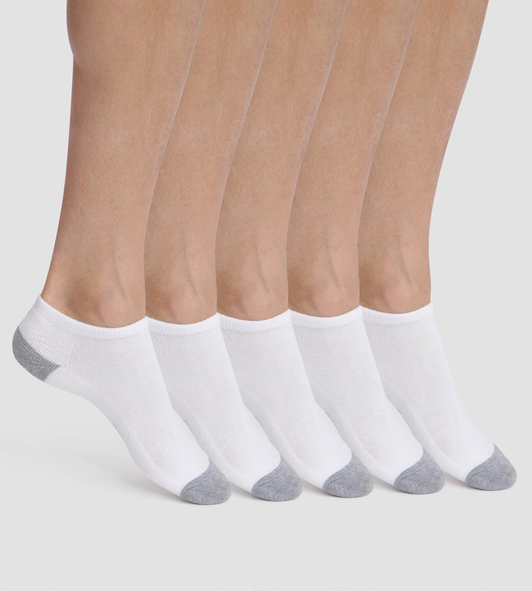 DIM Pacco da 5 paia da uomo in cotone bianco EcoDim Sport