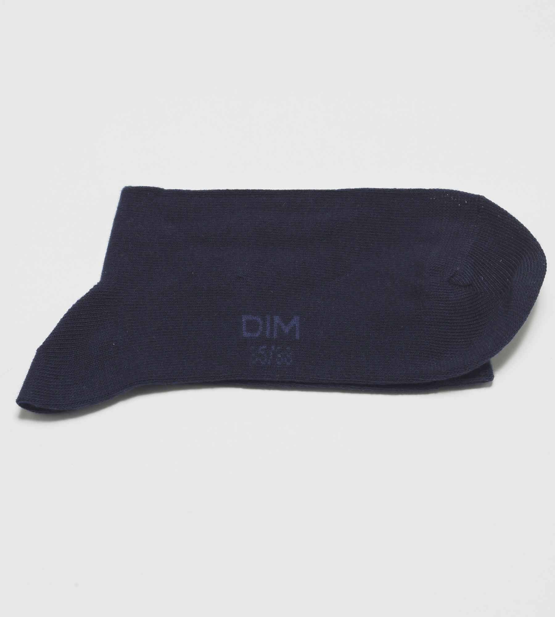 DIM Pacco da 3 paia di calze in cotone blu navy da donna Dim