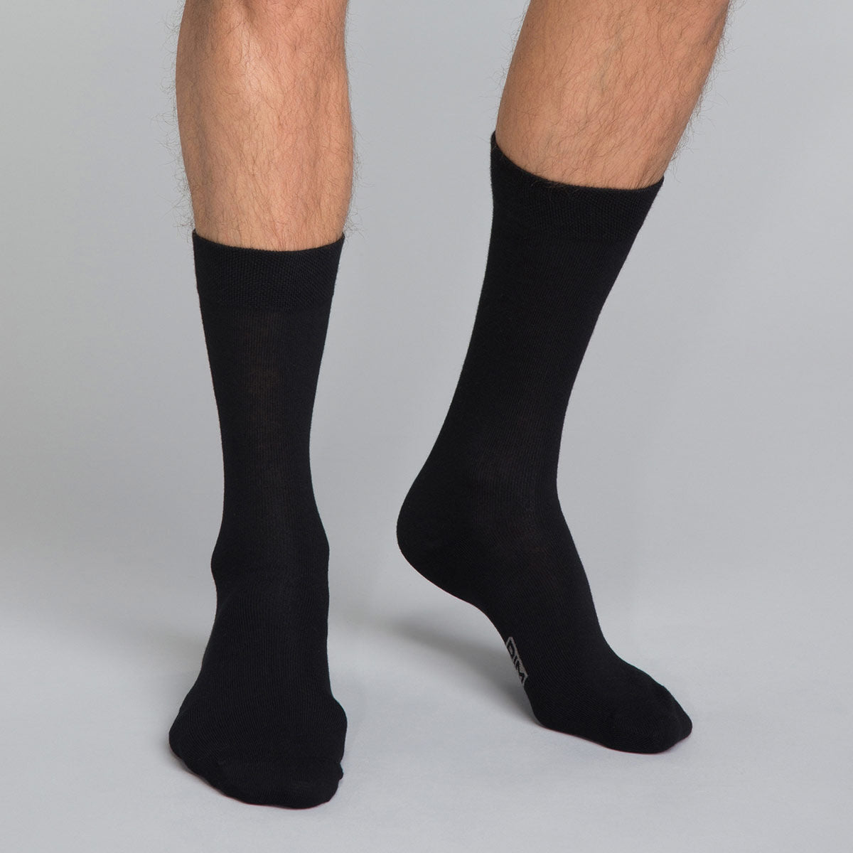 DIM Calze in cotone Basic X3 nero per uomo