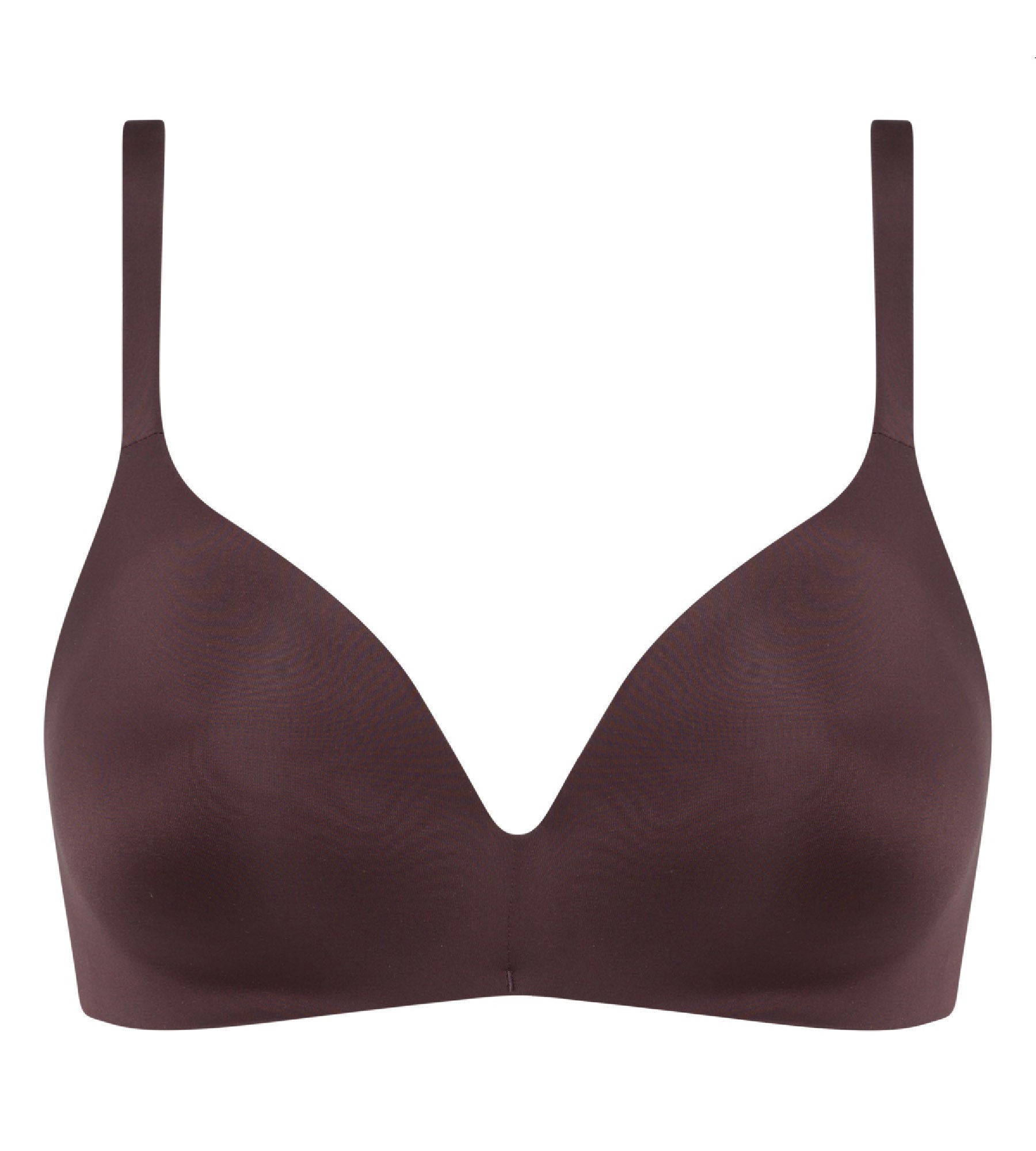 DIM Reggiseno a triangolo senza ferretto marrone InvisiFree Dim