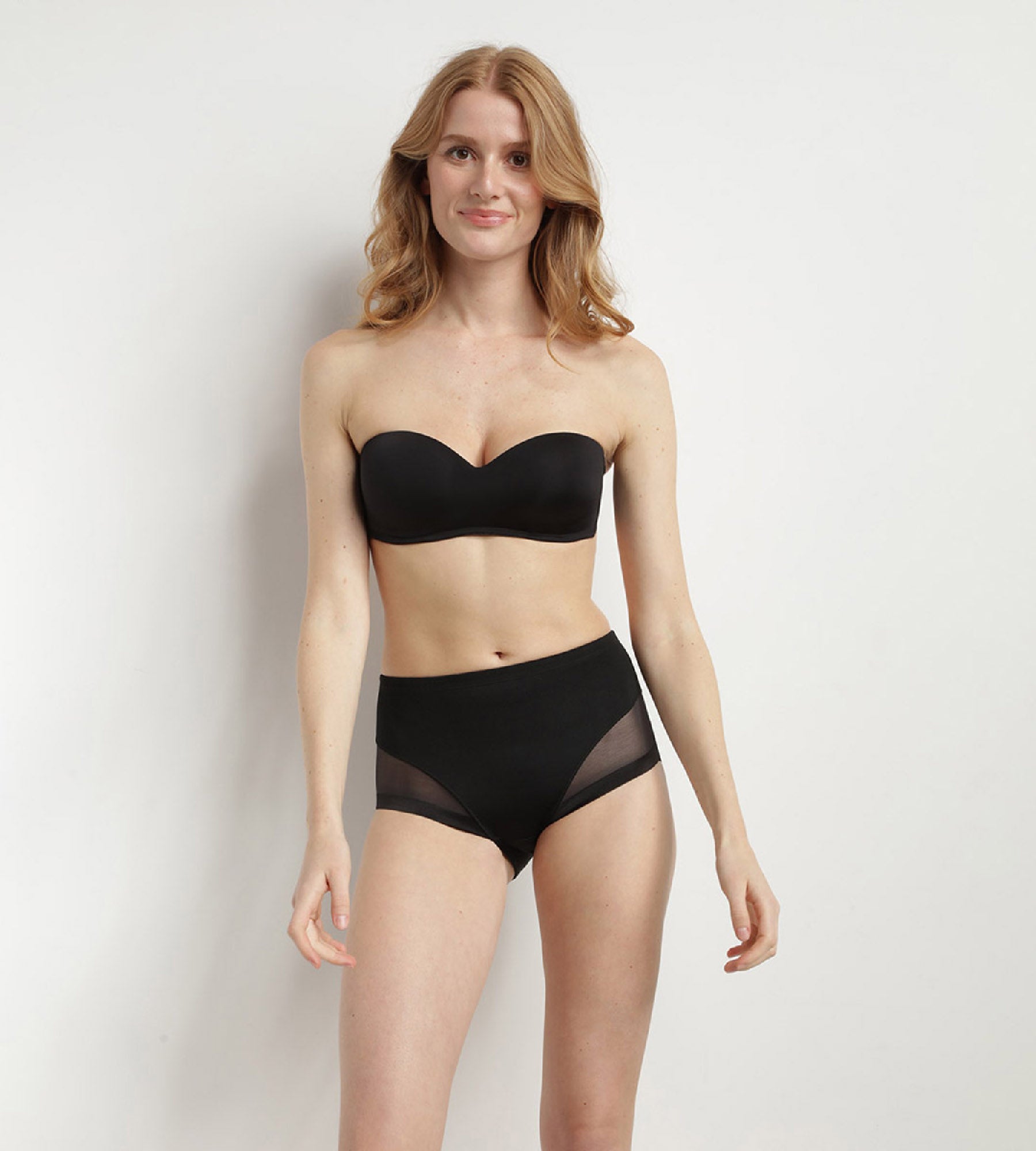 DIM Reggiseno senza ferretto nero per donna InvisiFree