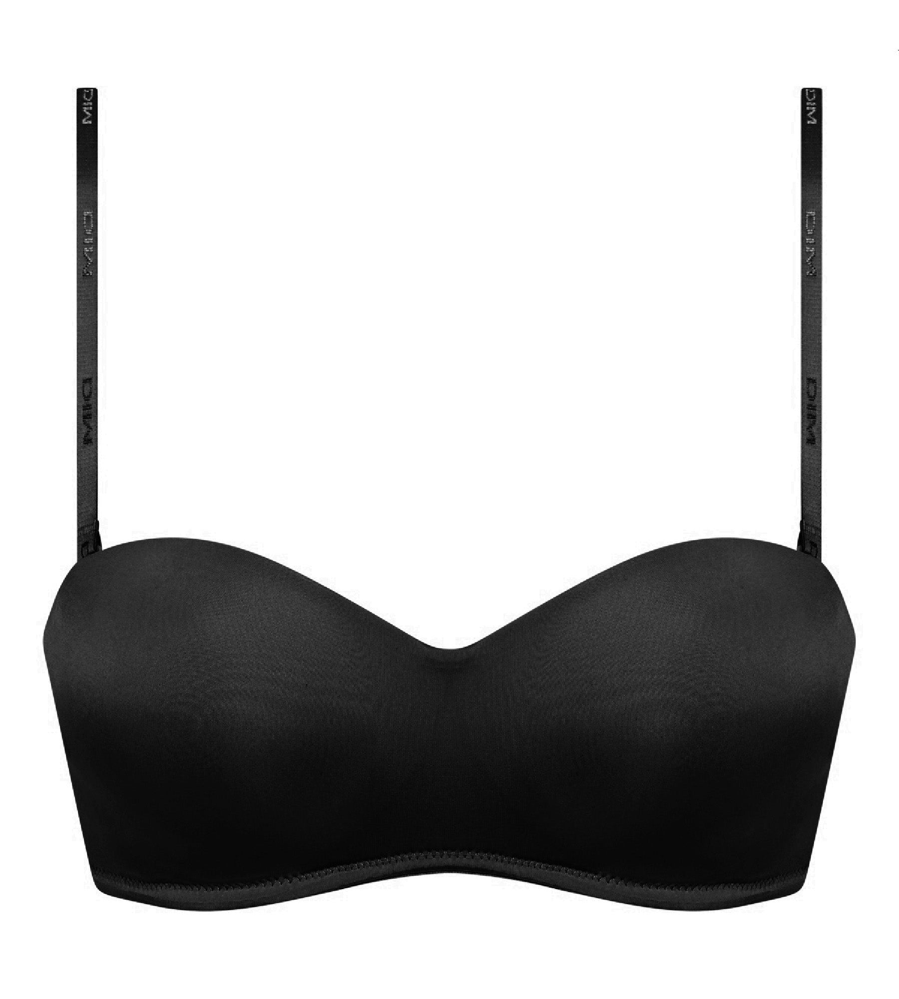 DIM Reggiseno senza ferretto nero per donna InvisiFree