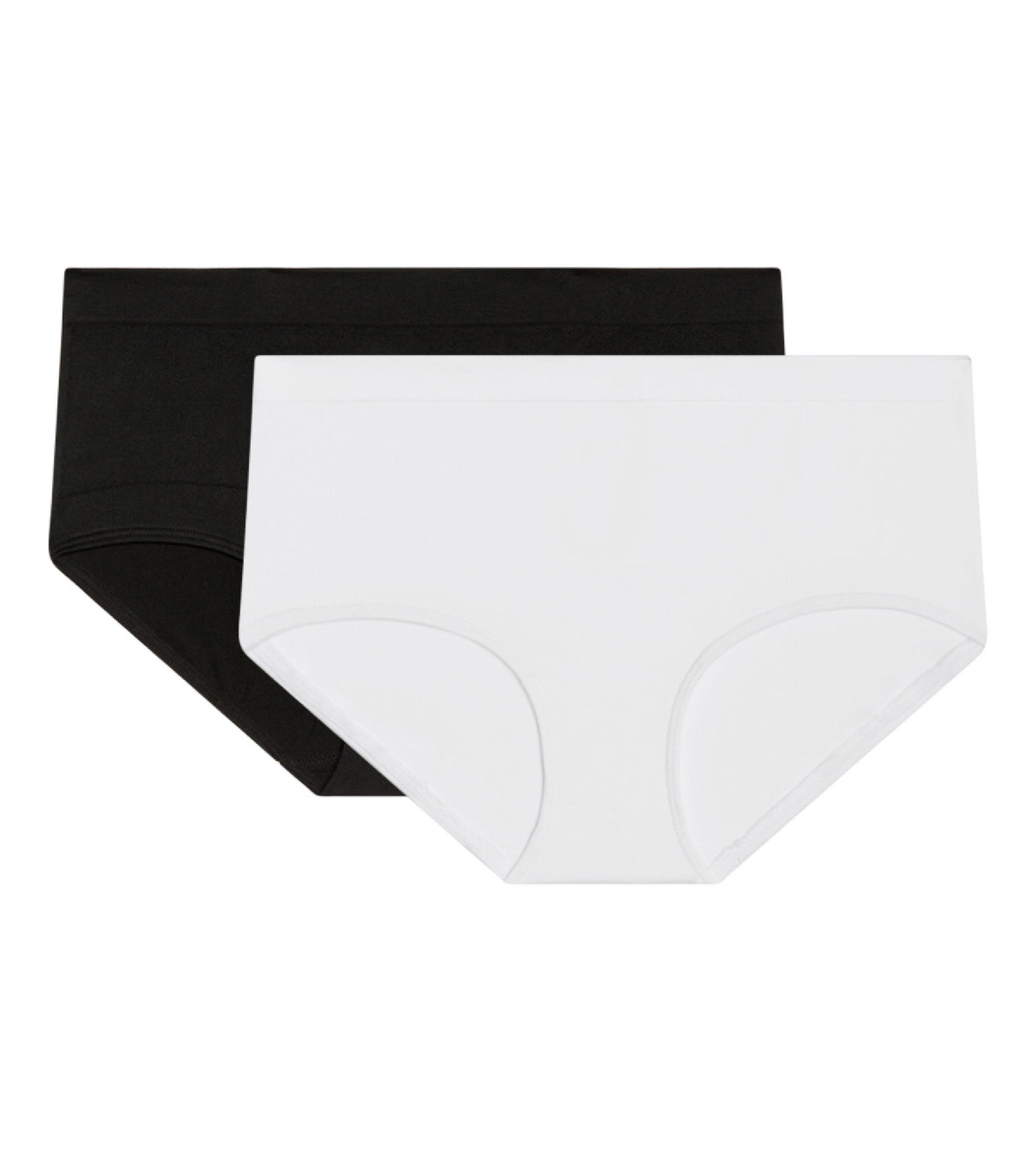 DIM Pacco da 2 boxer donna bianchi e neri - Les Pockets