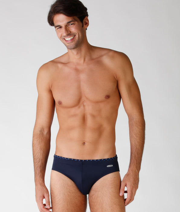 DIM Slip da bagno blu notte per Uomo