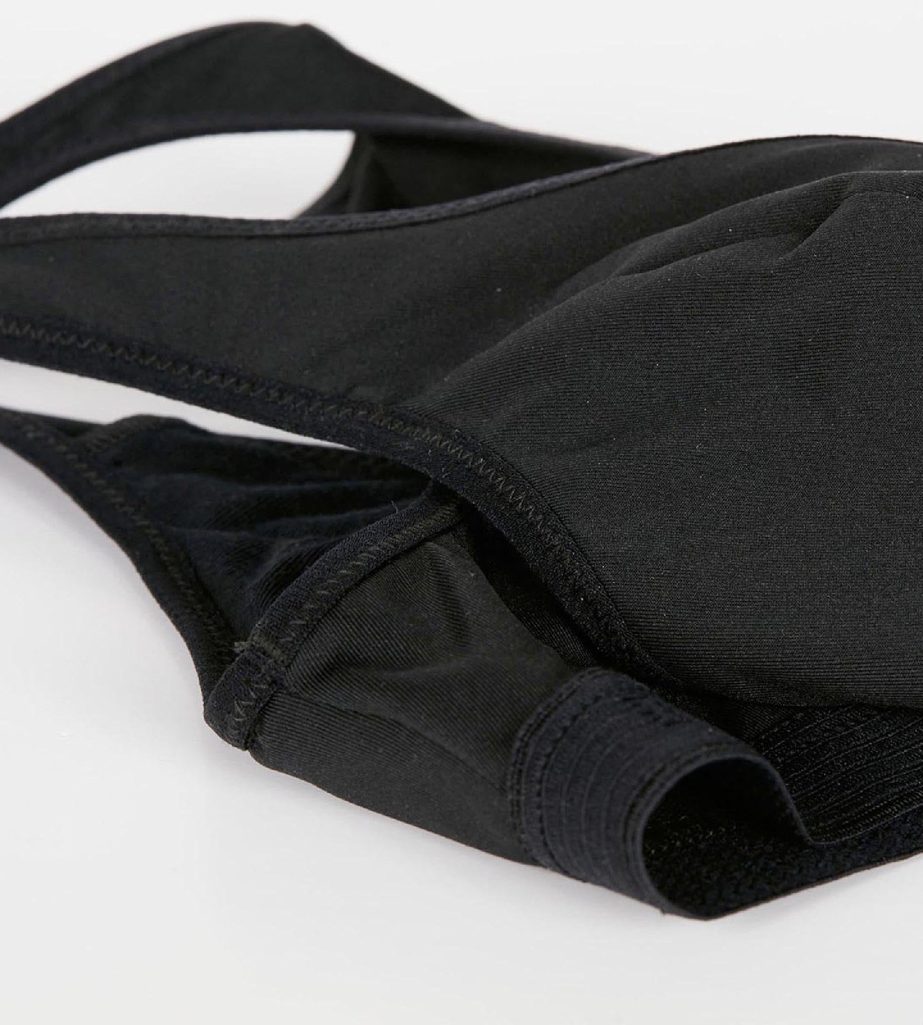 DIM Reggiseno sportivo nero DIM Pocket Micro Girl