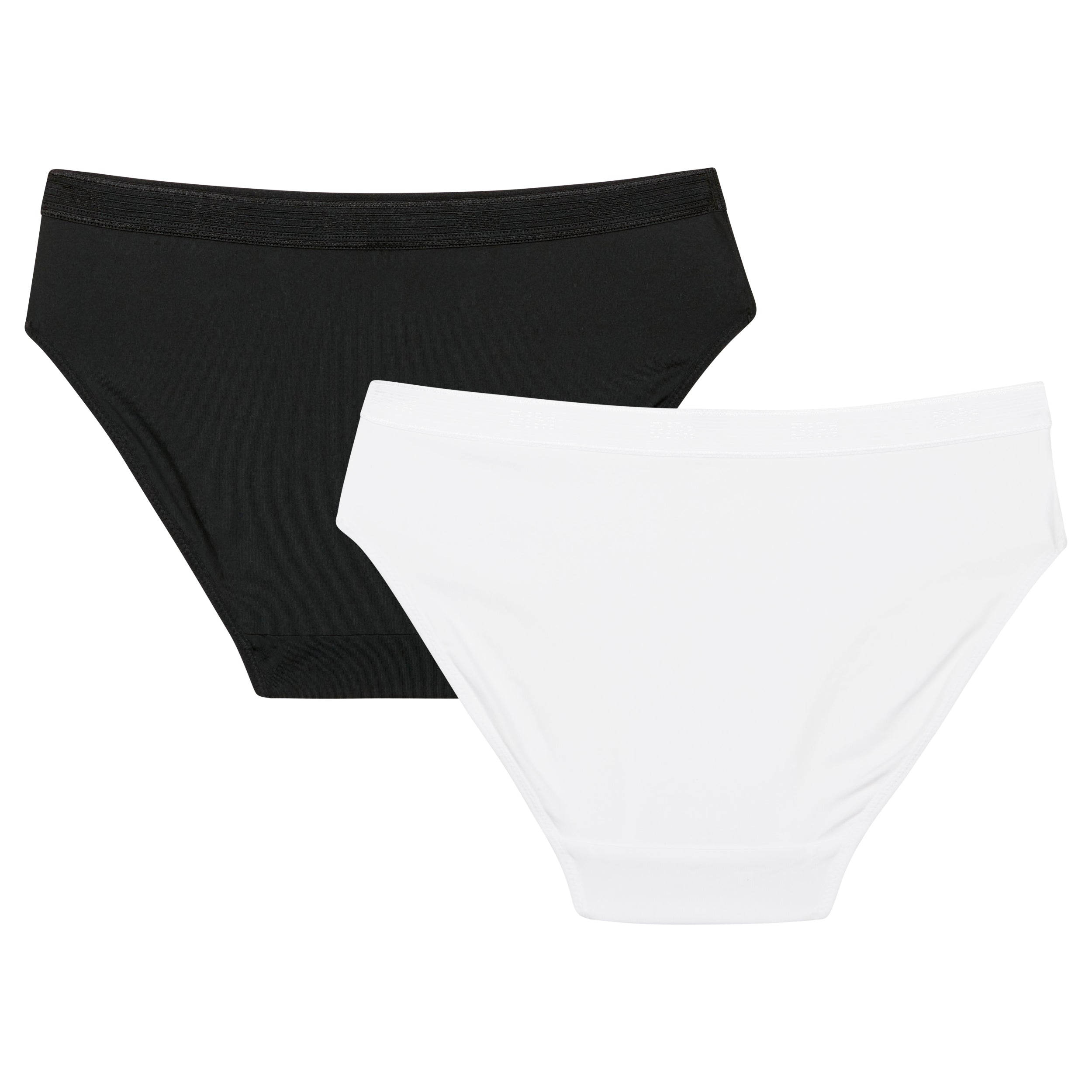DIM Pacco da 2 slip bianchi da bambina - Pockets Micro
