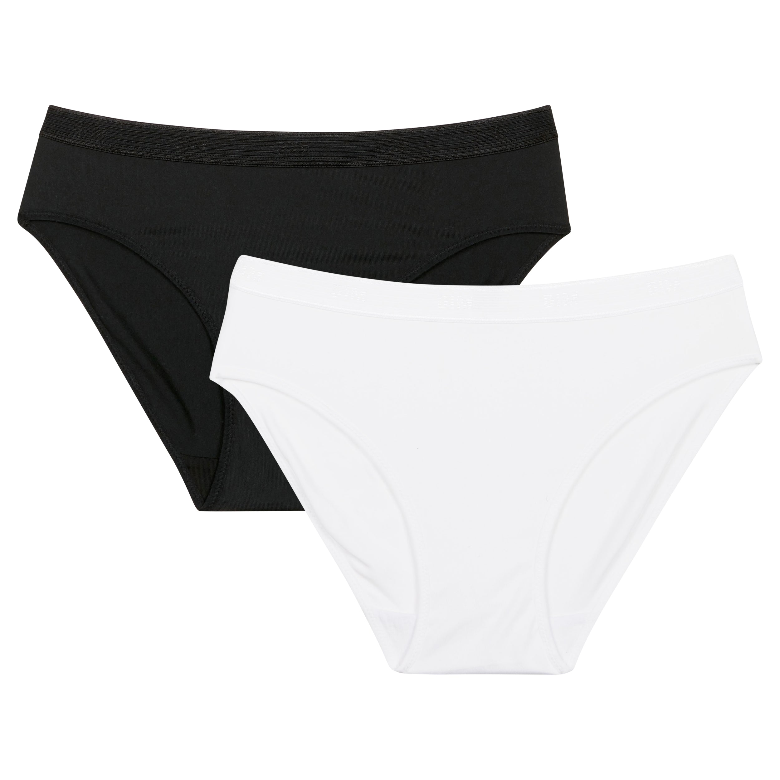 DIM Pacco da 2 slip bianchi da bambina - Pockets Micro