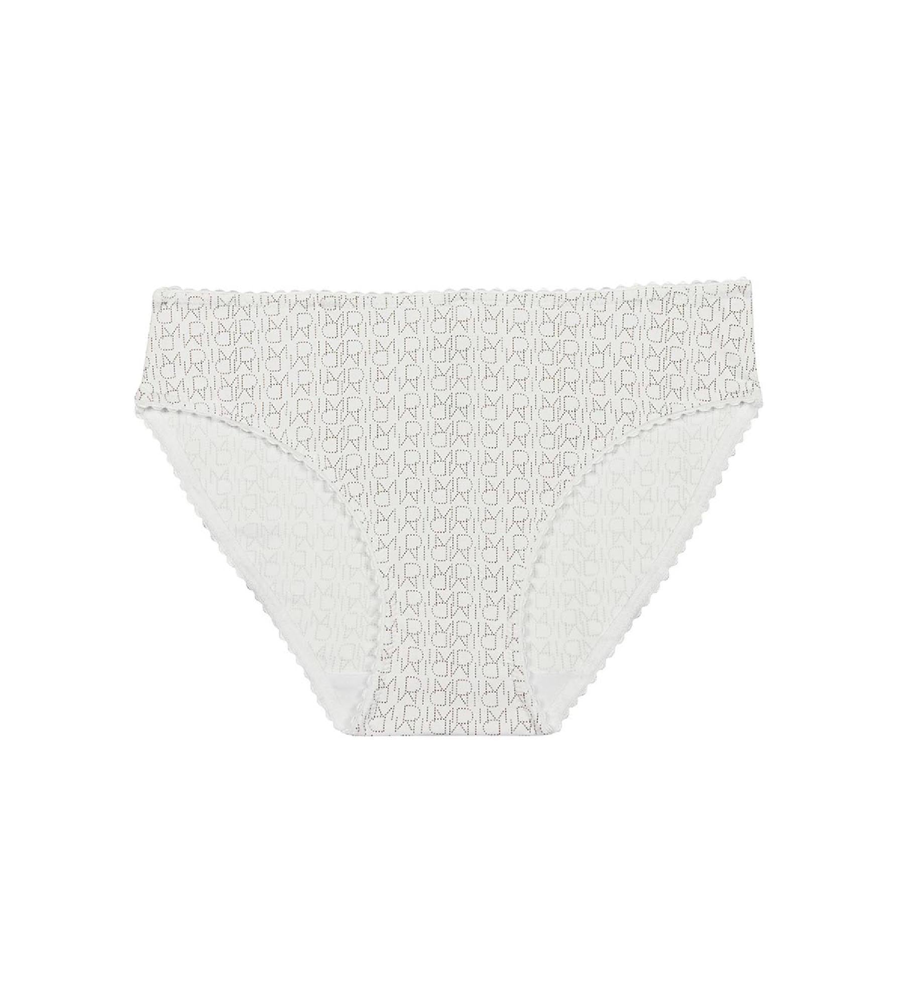 DIM Slip bianco da bambina con stampa logo - Dim Touch