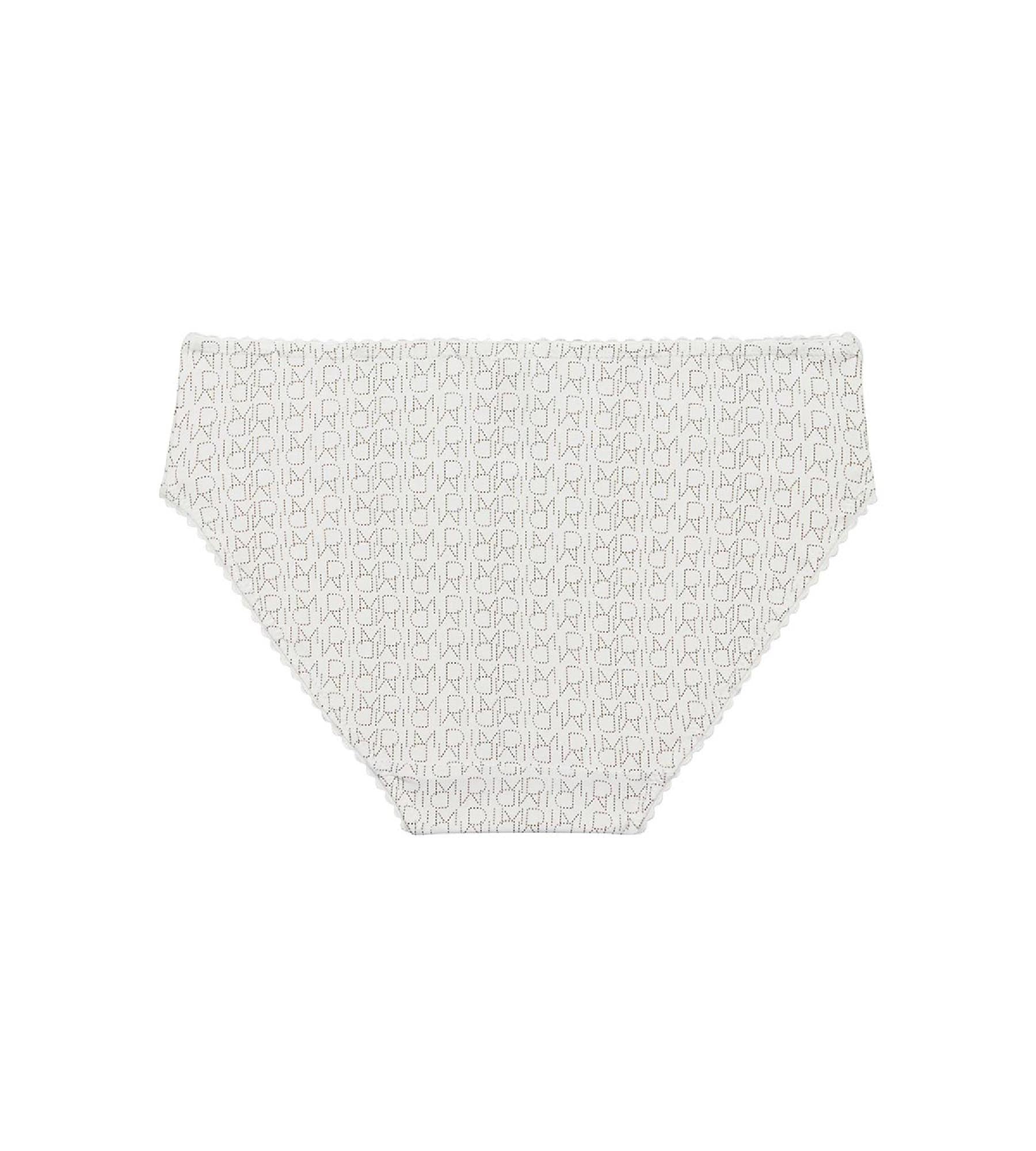 DIM Slip bianco da bambina con stampa logo - Dim Touch