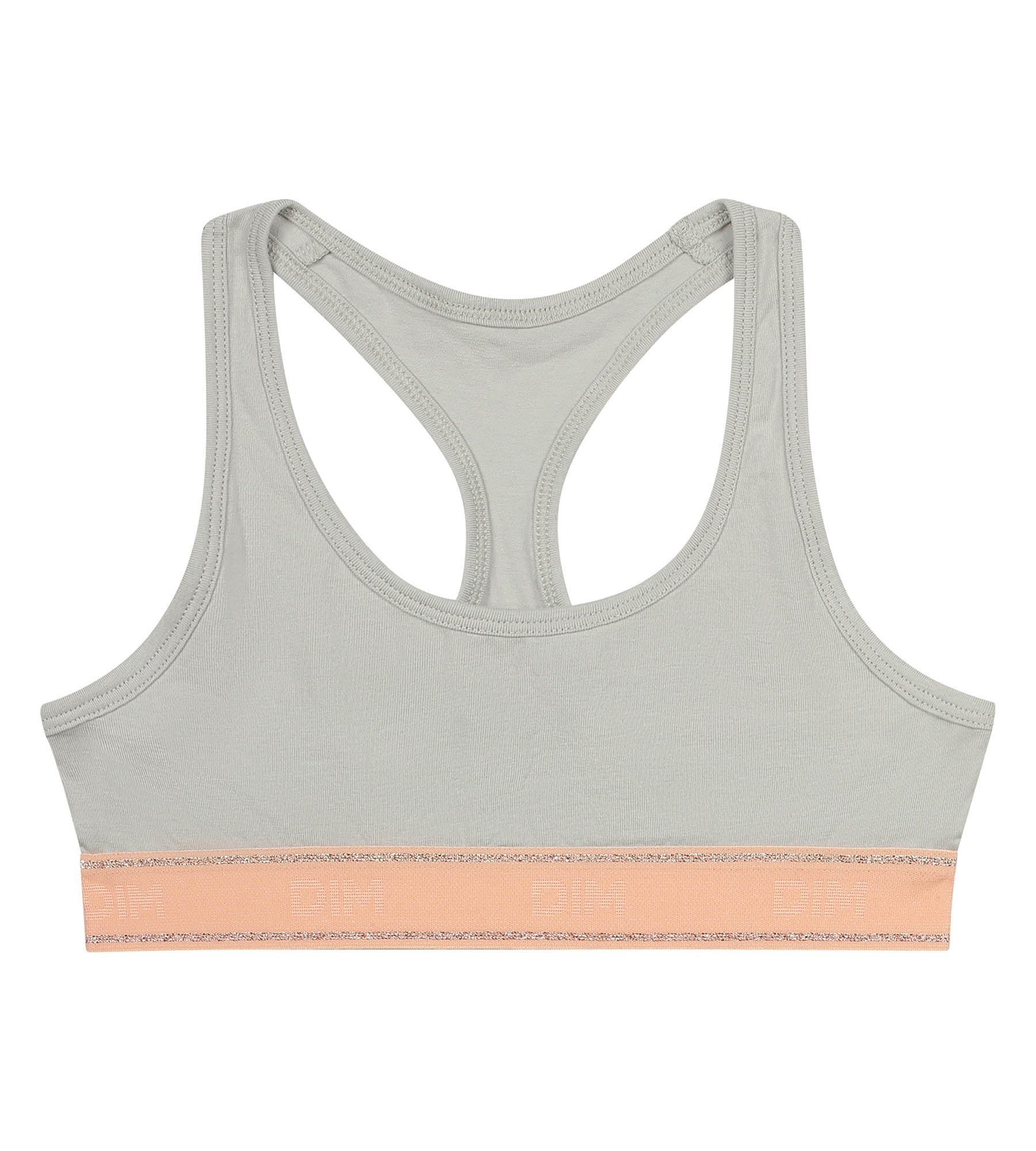DIM Reggiseno bambina Grigio e Rosa DIM Sport