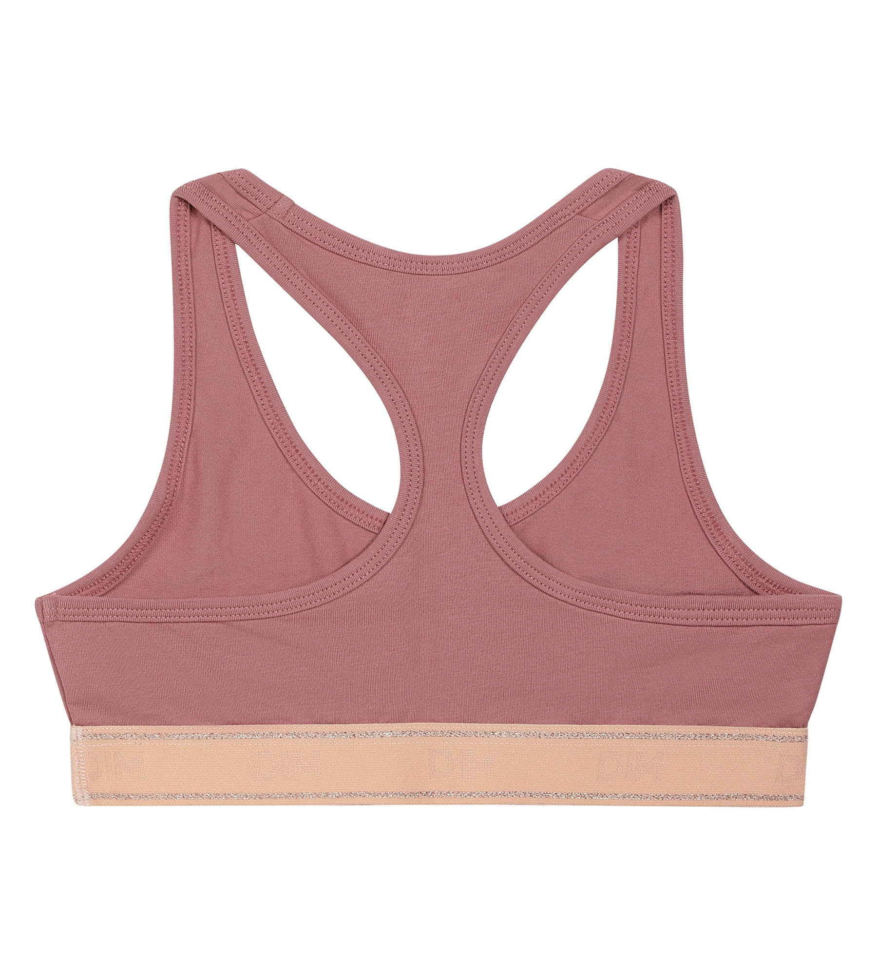 DIM Reggiseno sportivo per bambina rosa cipria Dim Sport