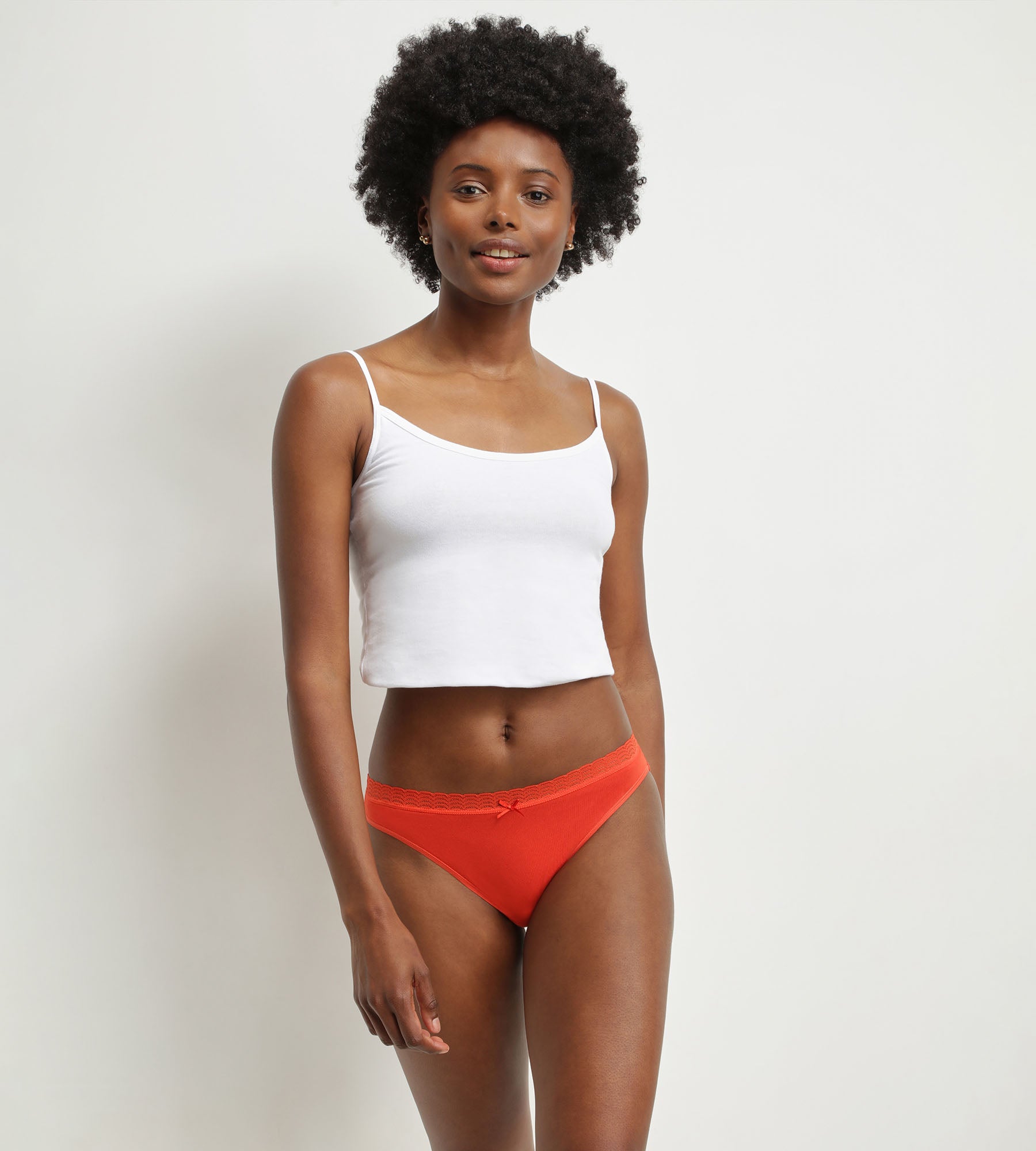 DIM Pacco da 2 slip da donna rossi e rosa DIM Fashion