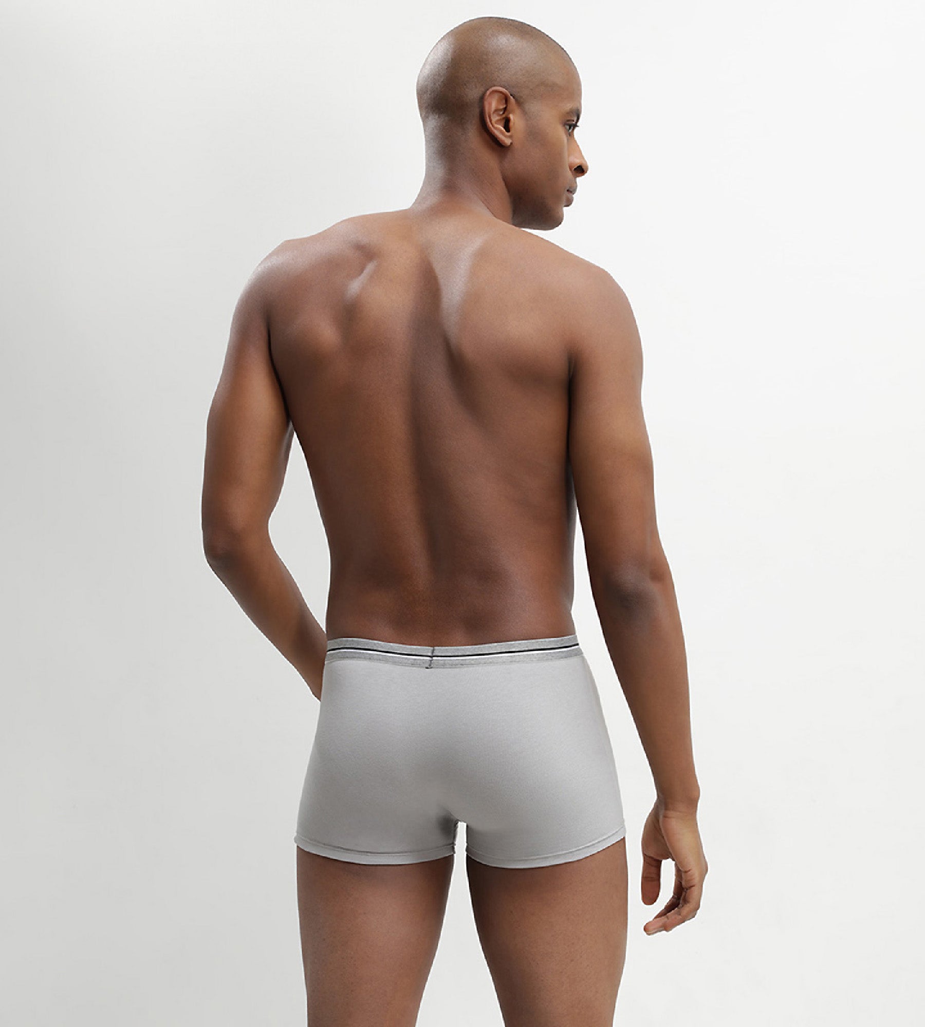 DIM Pacco da 3 boxer in denim grigio e cotone elasticizzato Ultra Resist