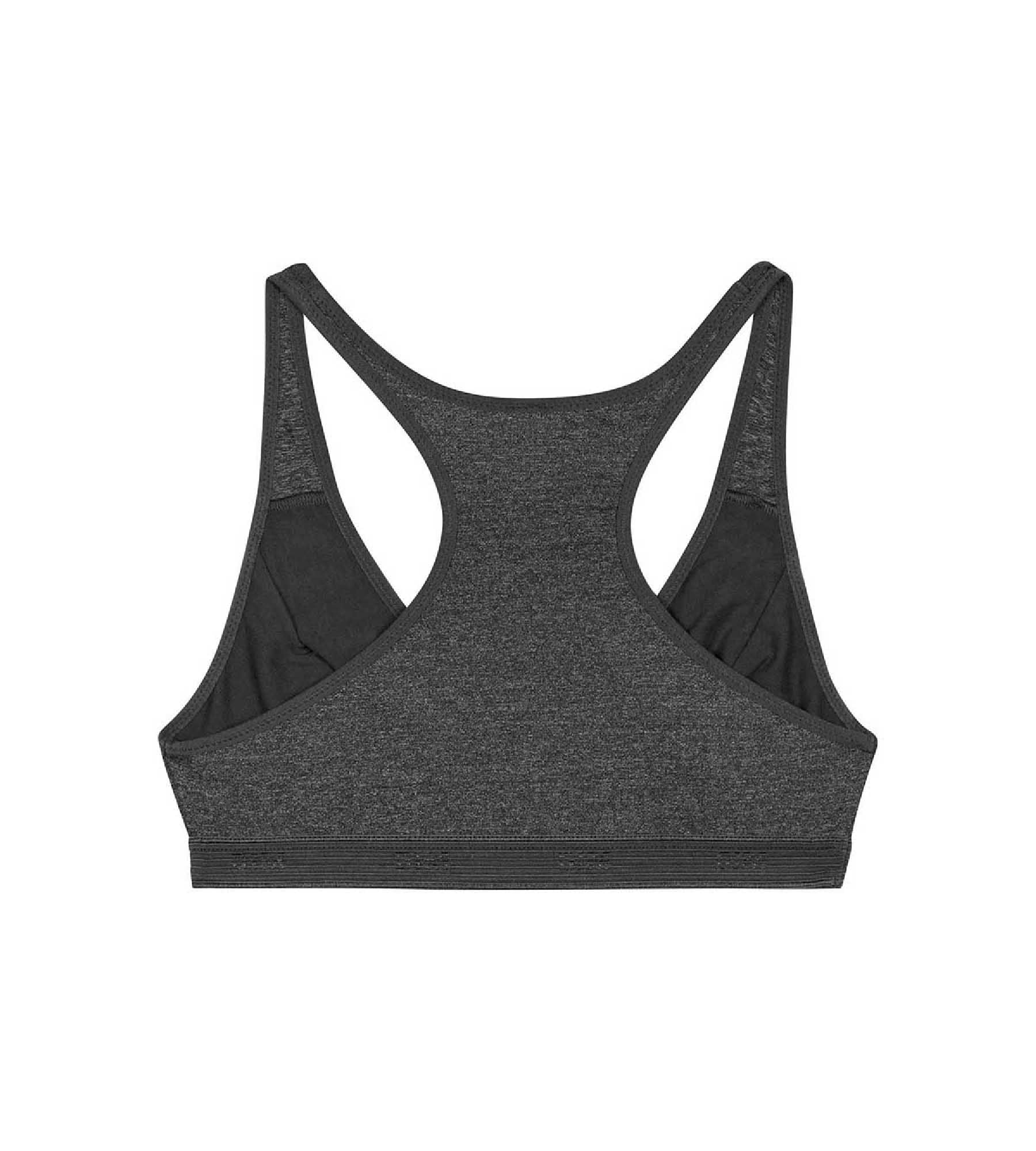 DIM Reggiseno sportivo da bambina in microfibra grigio erica scuro Dim Micro Micro