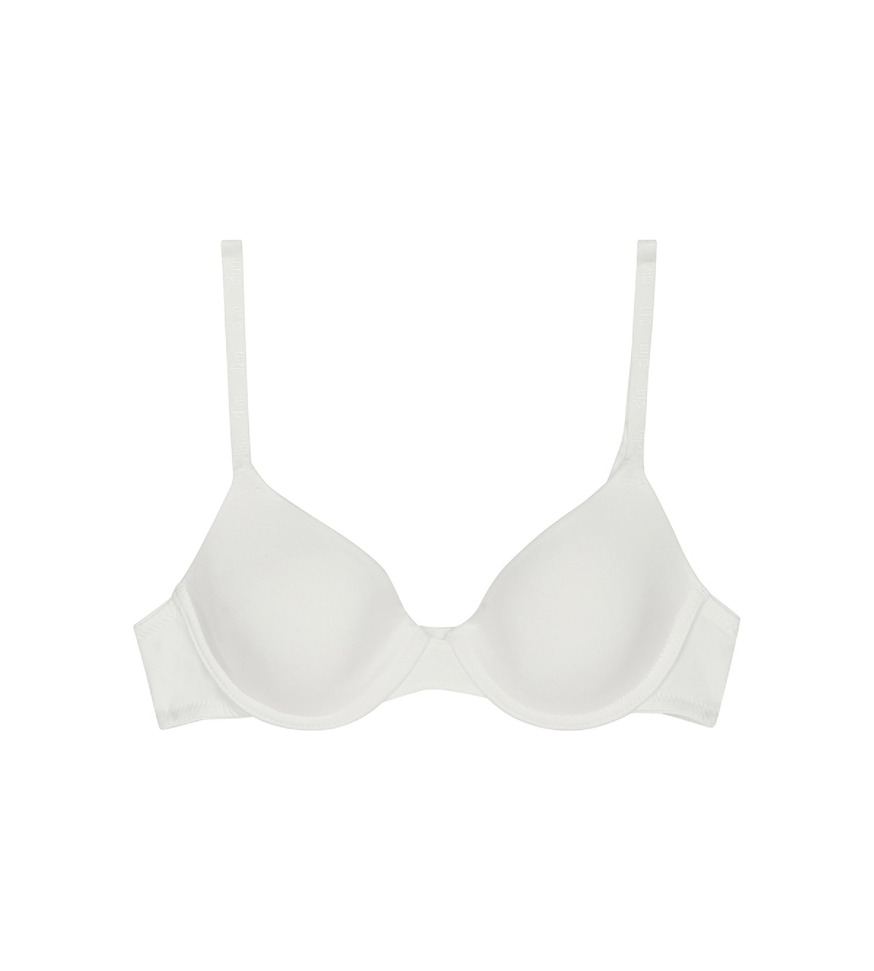 DIM Reggiseno da bambina con coppa bianca Dim invisibile