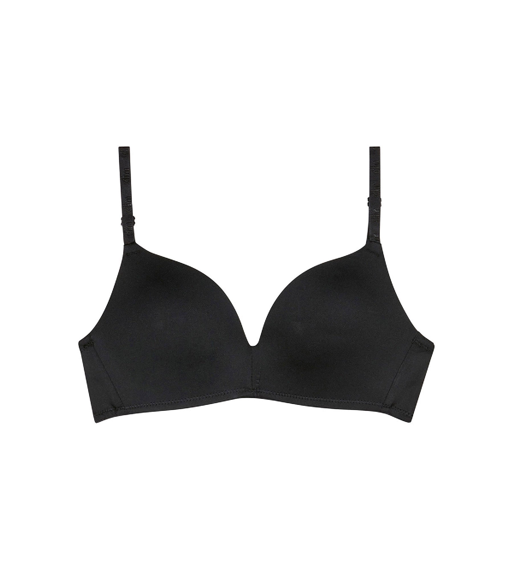 DIM Reggiseno a triangolo nero per bambina Dim Invisibile