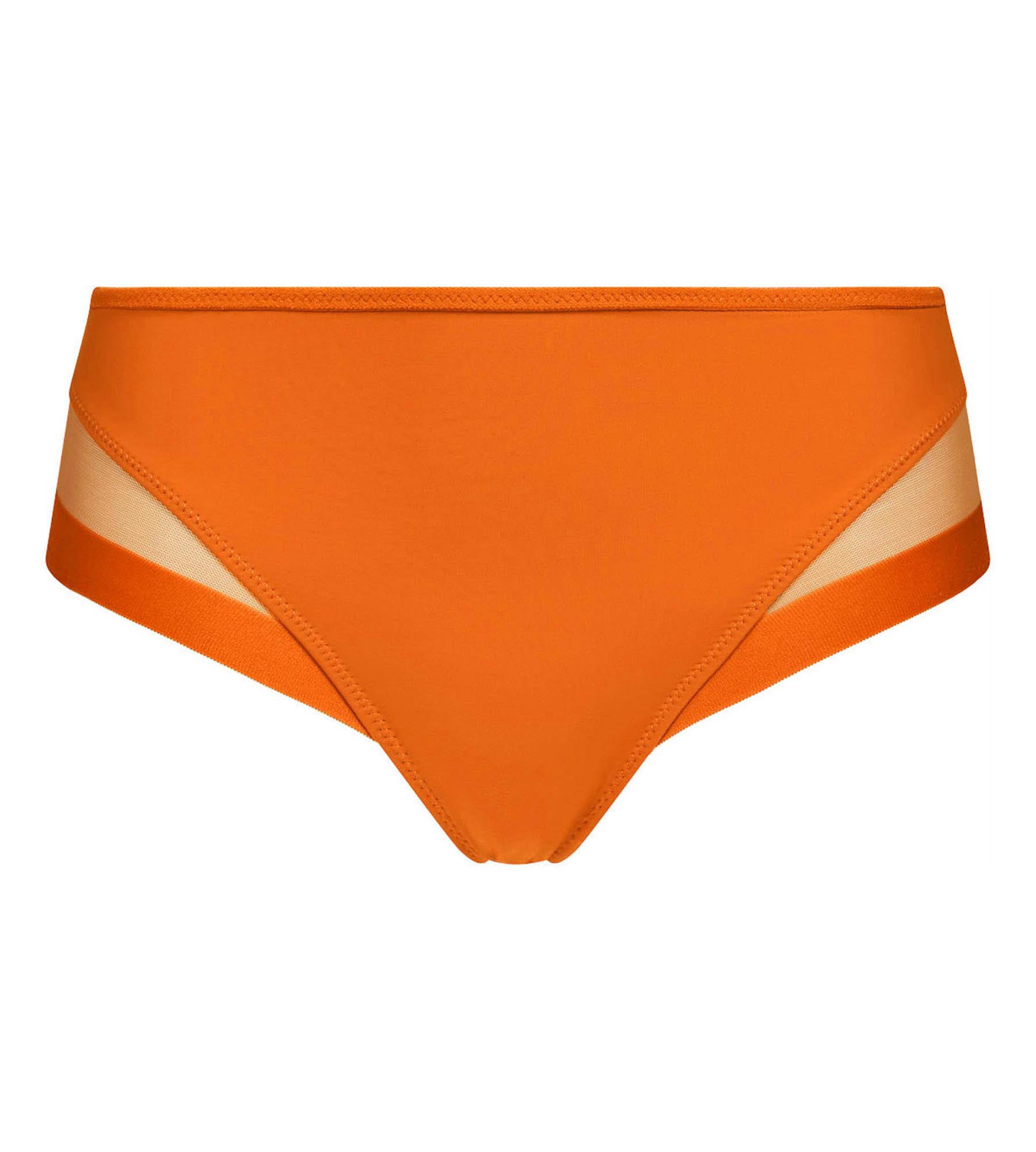 DIM Slip donna Mandarino in microfibra e tulle Dim Generous