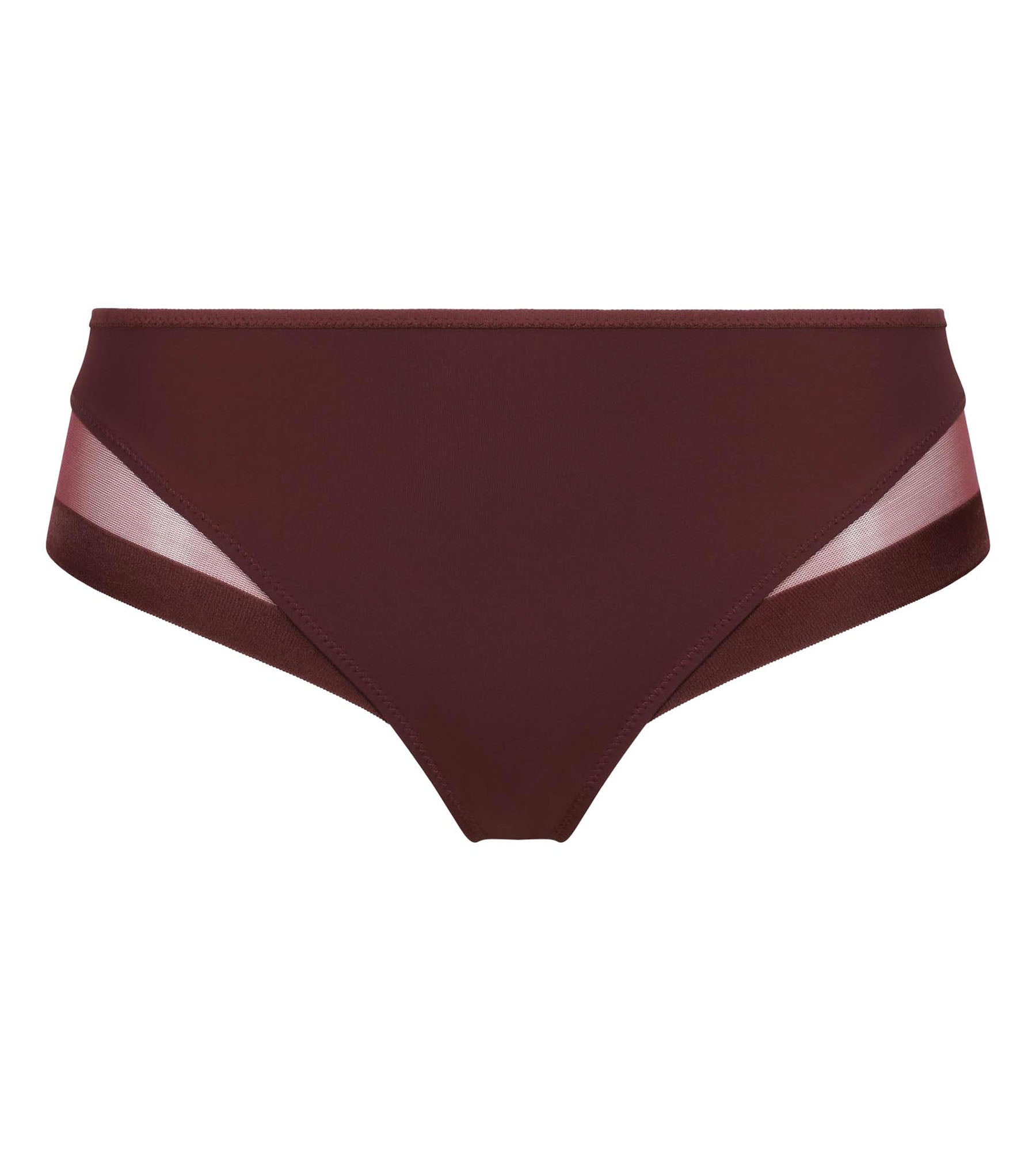 DIM Slip Donna Dim Generous Fig semitrasparente