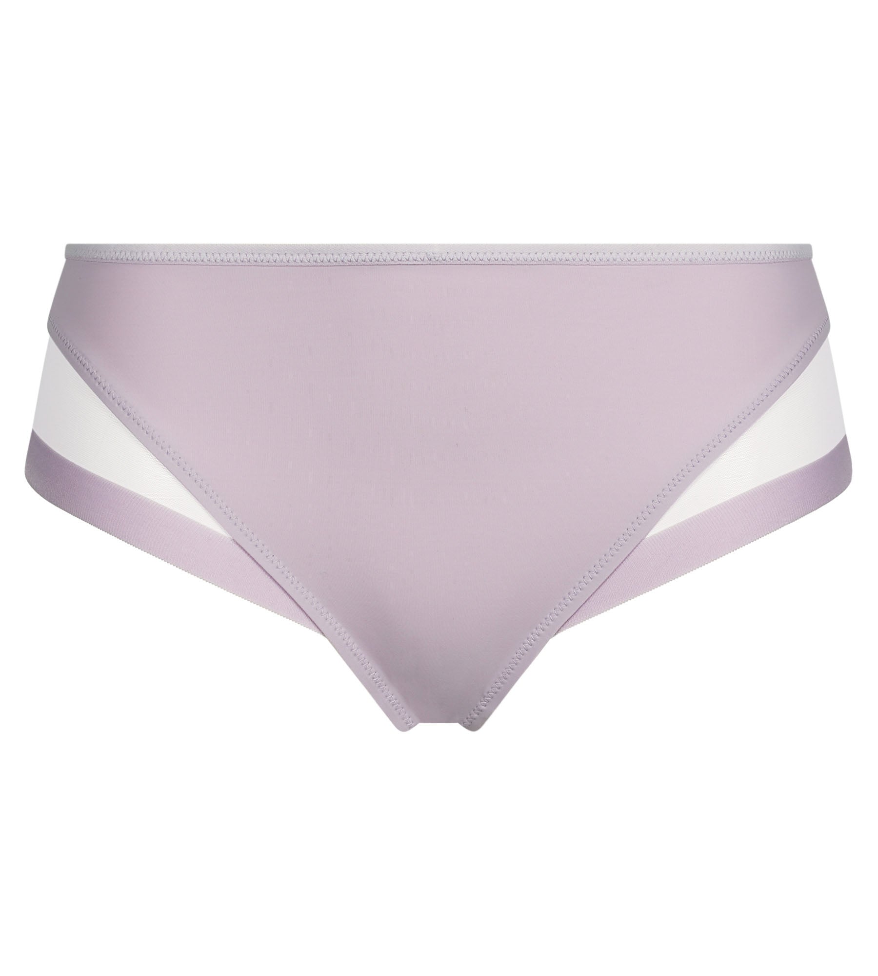 DIM Slip grigio viola in microfibra e tulle Dim Generous