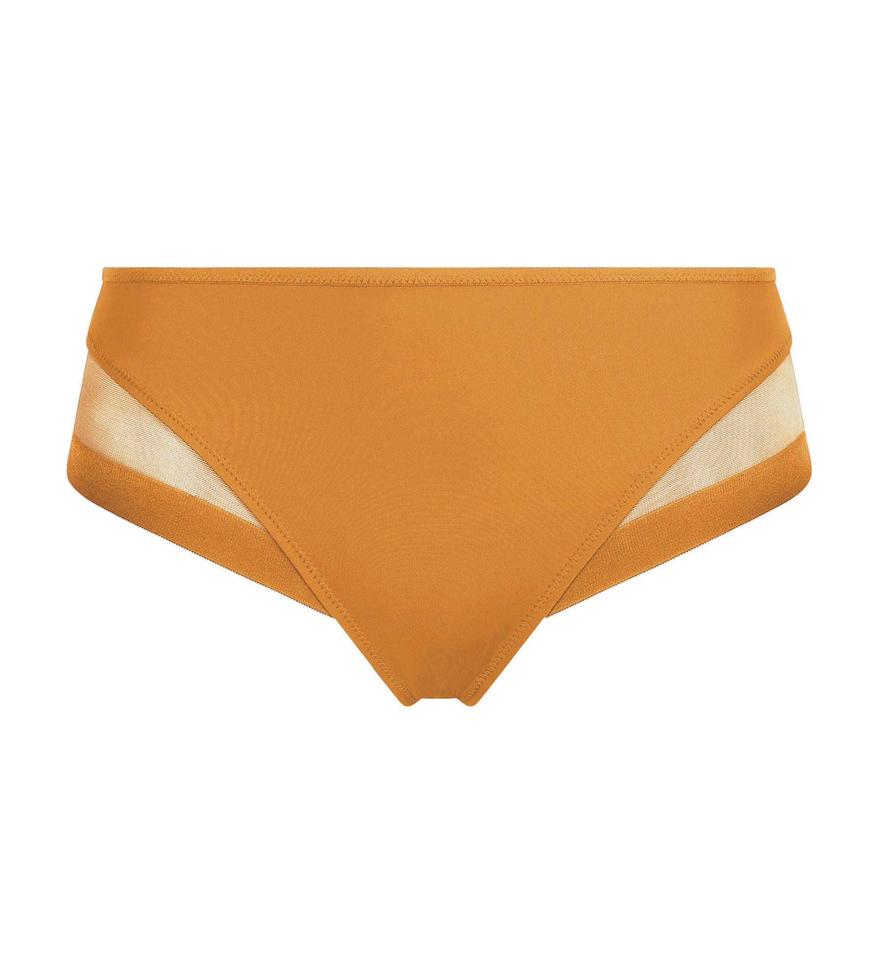 DIM Slip donna Oran Brown in microfibra e tulle Dim Generous