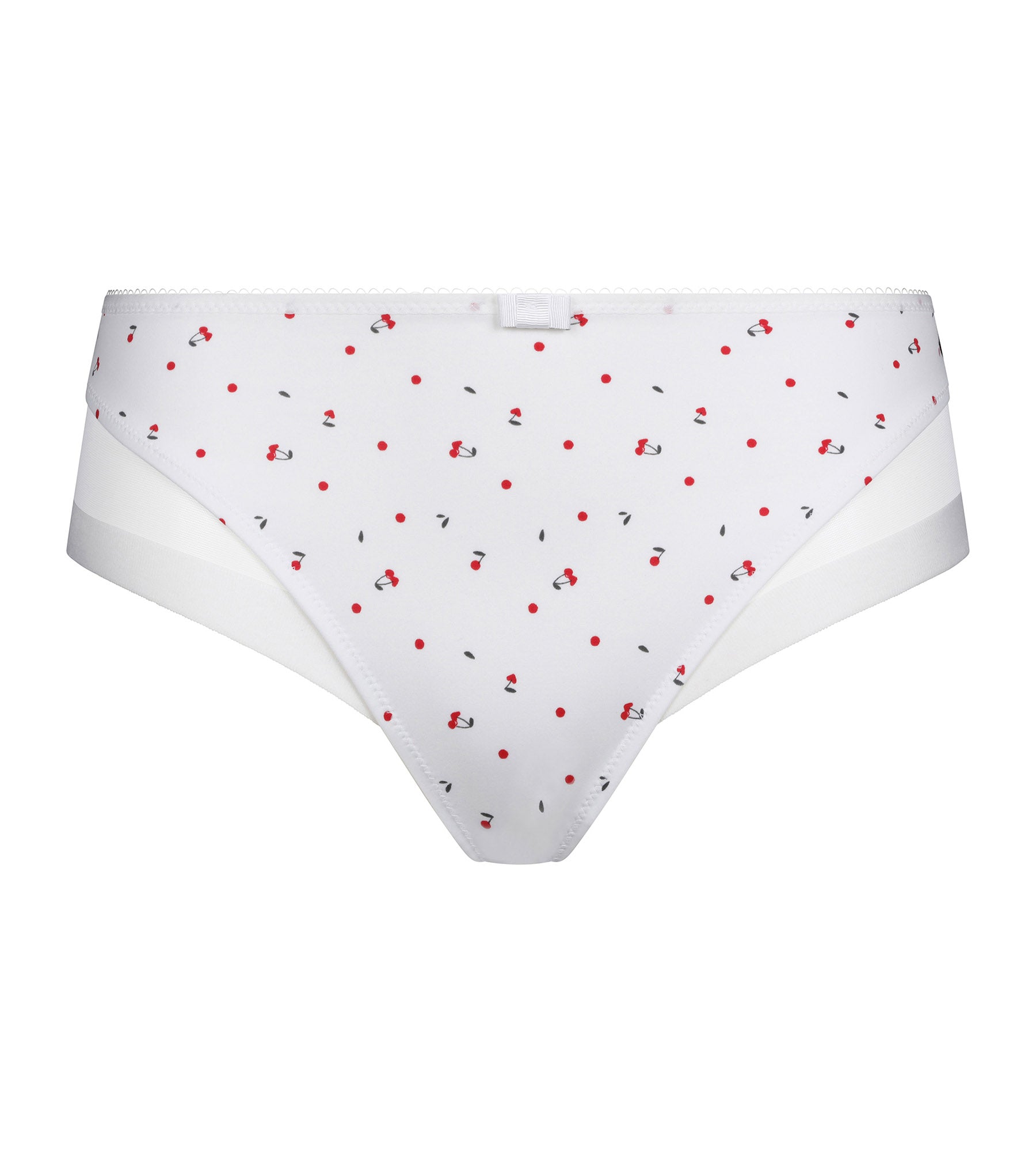 DIM Slip Generous Essentiel Cherry in microfibra e tulle