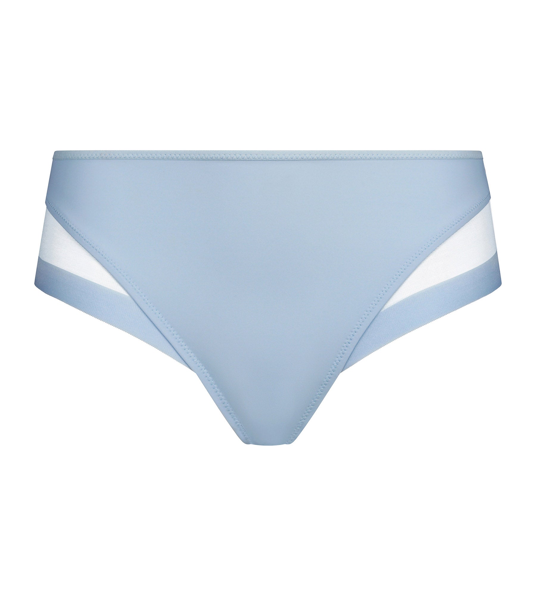 DIM Slip da donna in microfibra e tulle blu Generous Essentiel