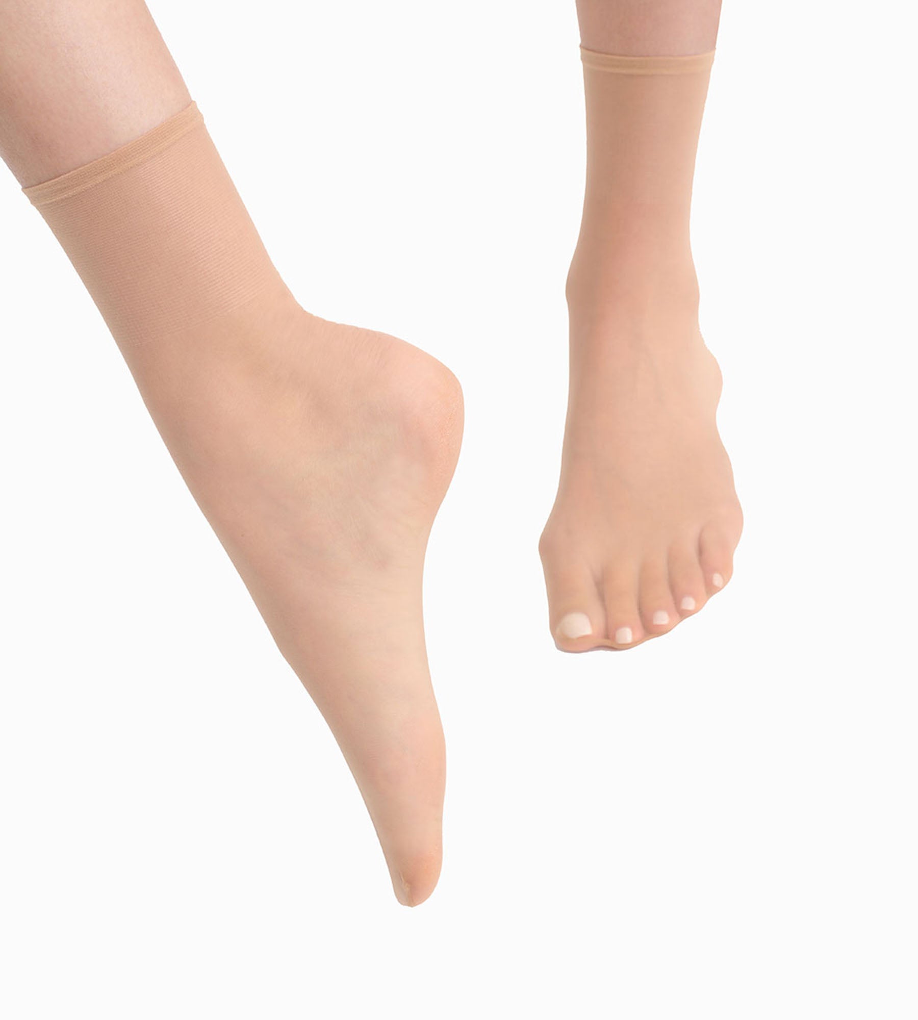 DIM Pacco da 2 calze donna nude avorio Dim Sublim Voile Brillant