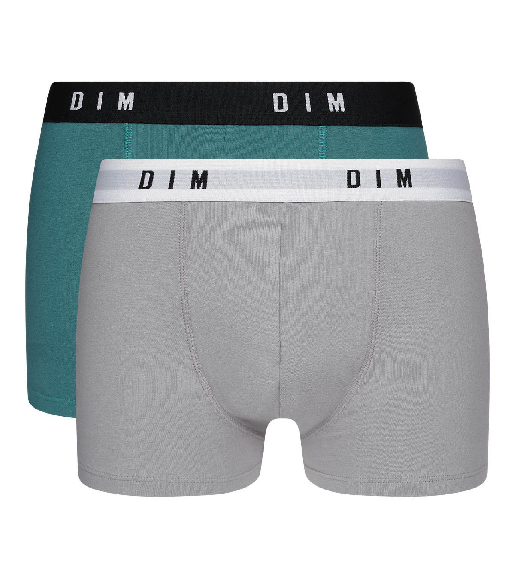 DIM Uomo Boxer in cotone elasticizzato multipack verde smeraldo Dim Originals