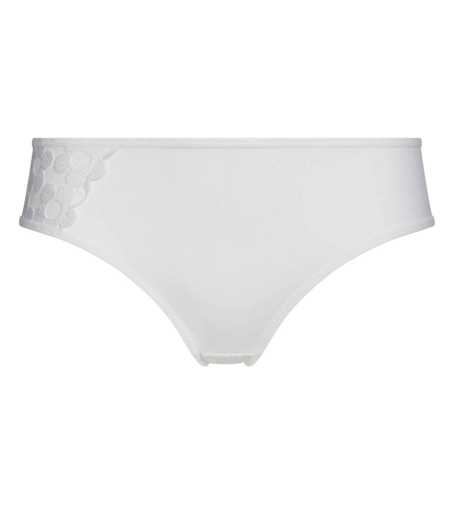 DIM Slip in microfibra bianco Generous Broderie