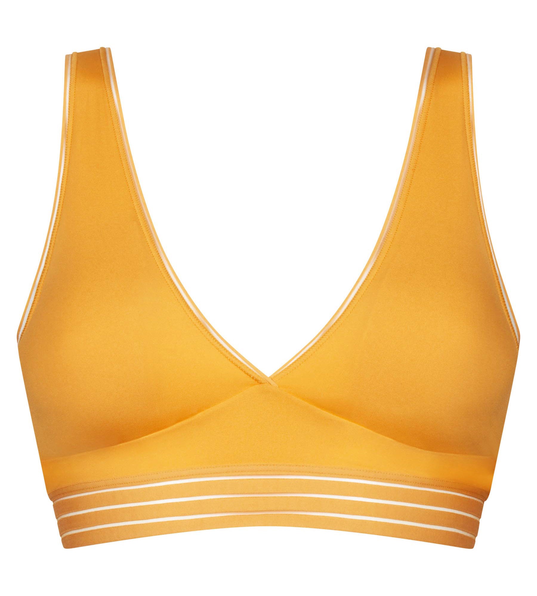 DIM Reggiseno a triangolo senza ferretto in microfibra gialla Oh My Dim's