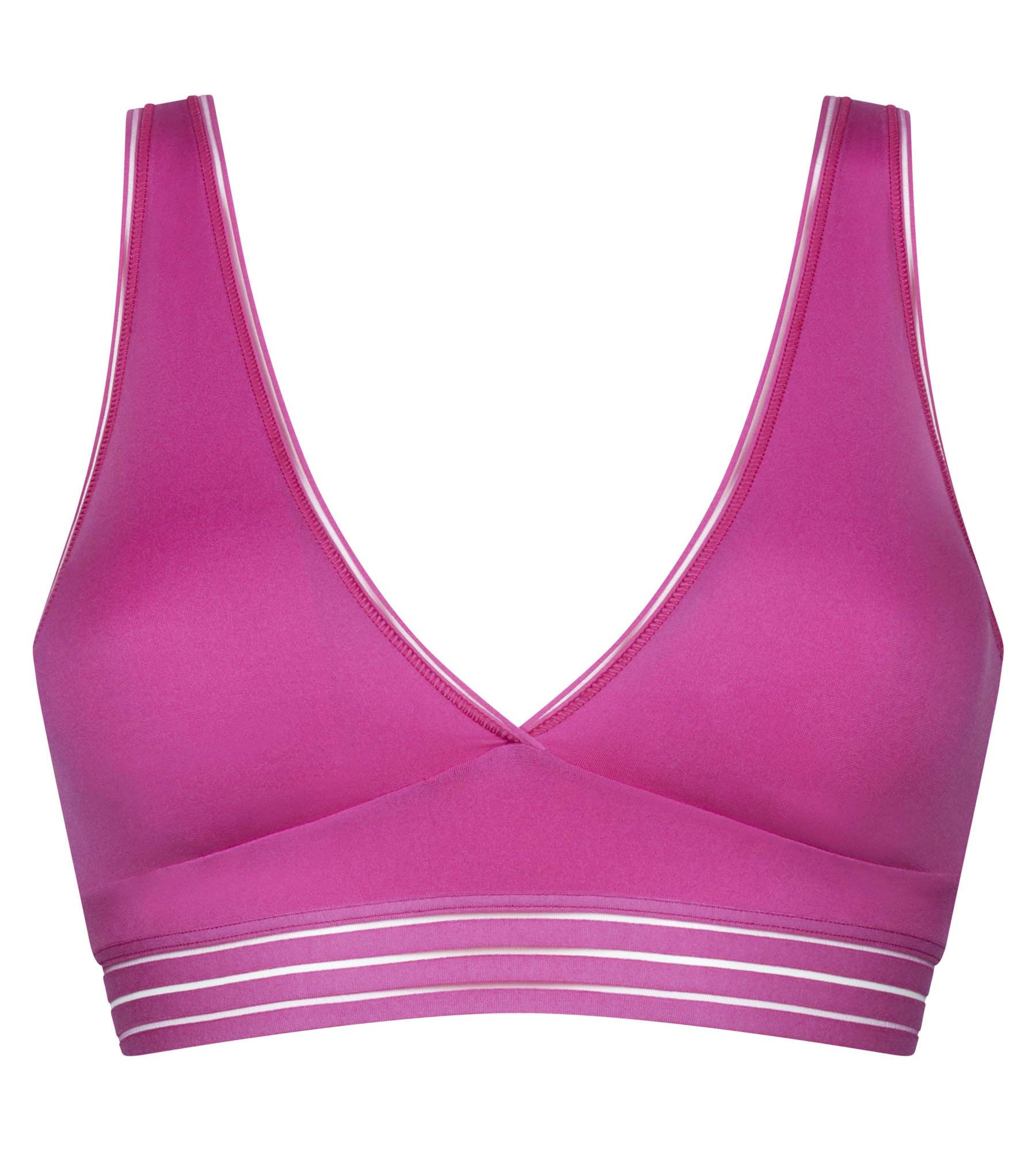 DIM Reggiseno a triangolo senza ferretto in microfibra fucsia di Oh My Dim's
