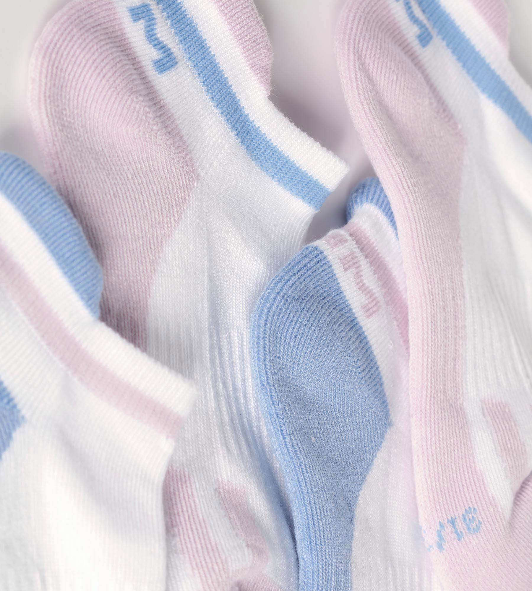DIM Pacco da 2 calze retrò unisex Lila Blu Dim Sport