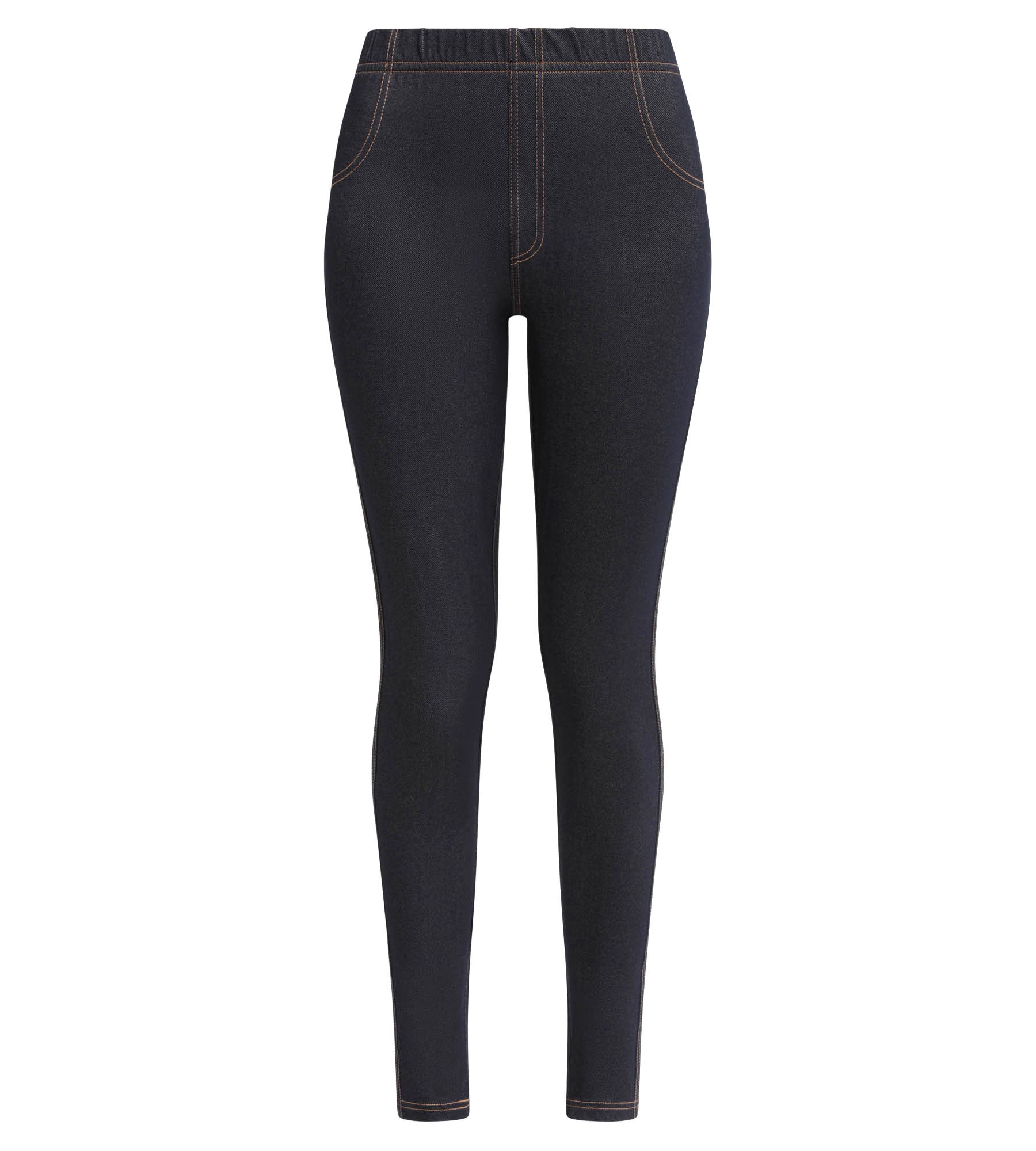 DIM Leggings donna in denim blu con tasche Dim Relax & Go