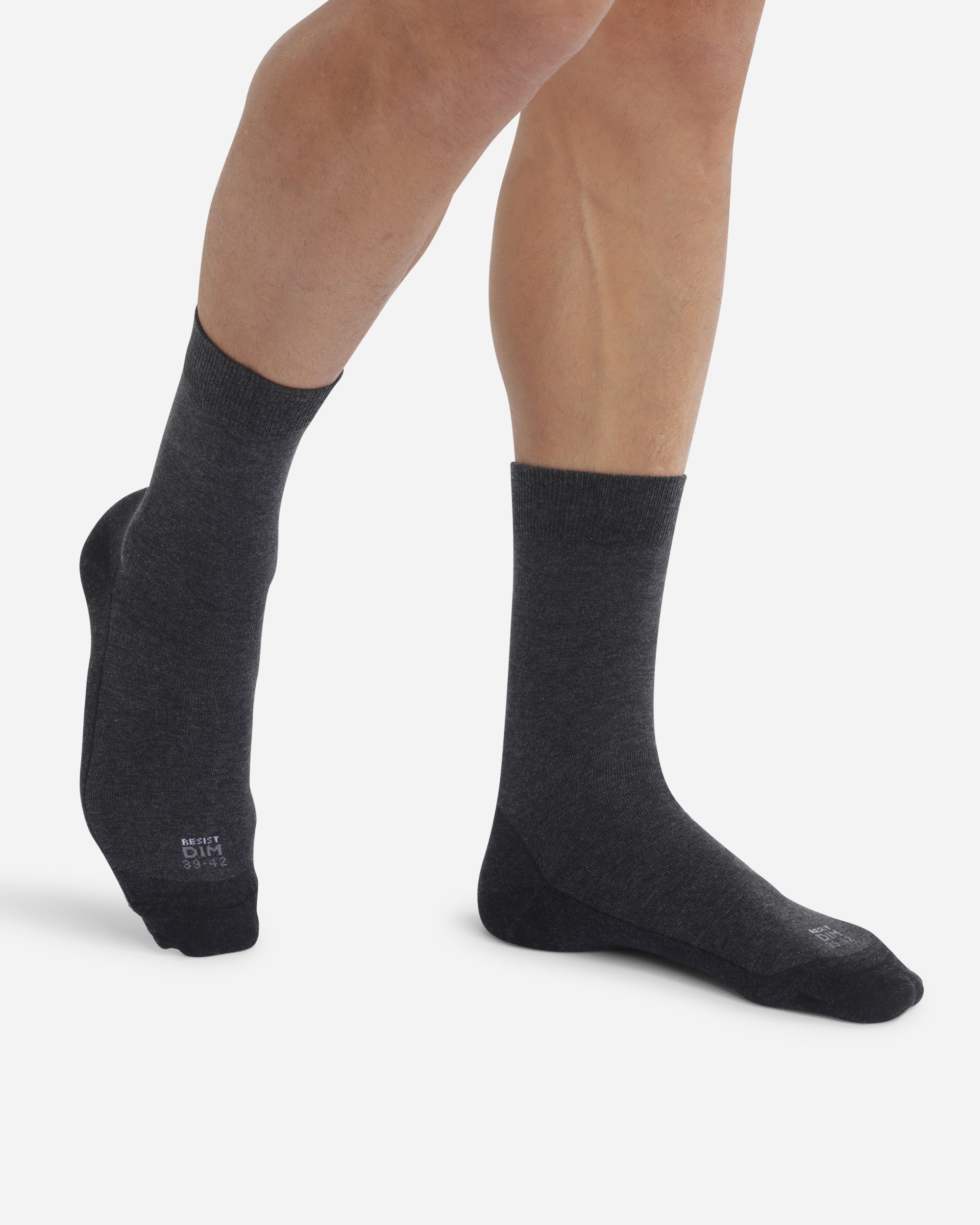 DIM 2 Pacco da calze Ultra Resist Antracite Heather da uomo