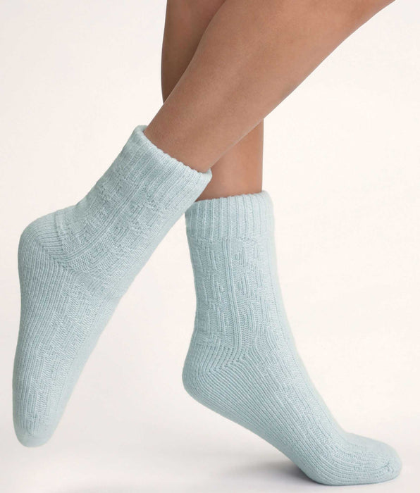 DIM Calze calde Cocoon Polaire donna blu cielo