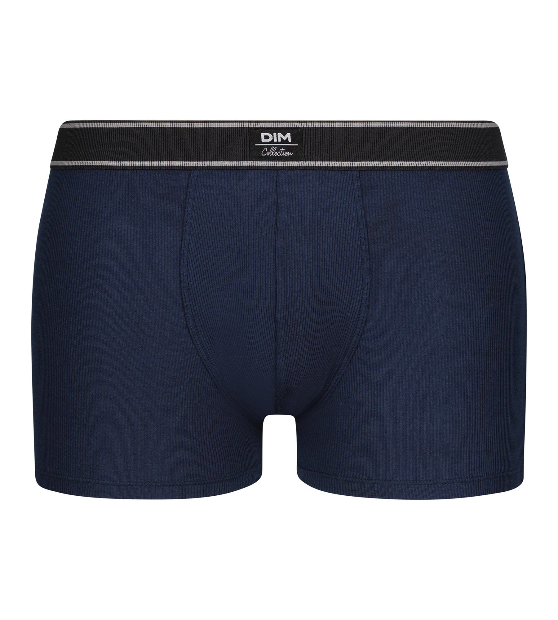 DIM Boxer Uomo Blu Scuro in Cotone Modal a Costine Dim Elegante