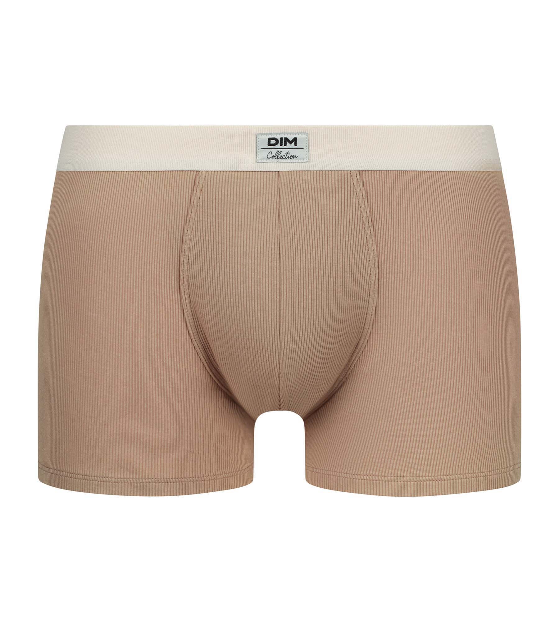 DIM Boxer da uomo a coste Praline Dim Elegant