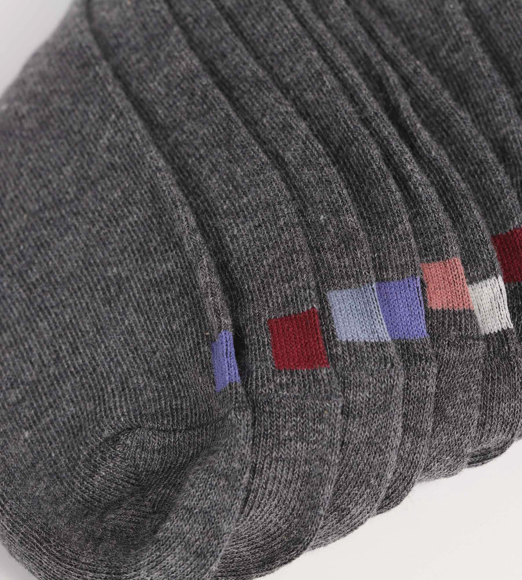 DIM Pacco da 5 paia di calzini da uomo in cotone grigio con etichetta EcoDim