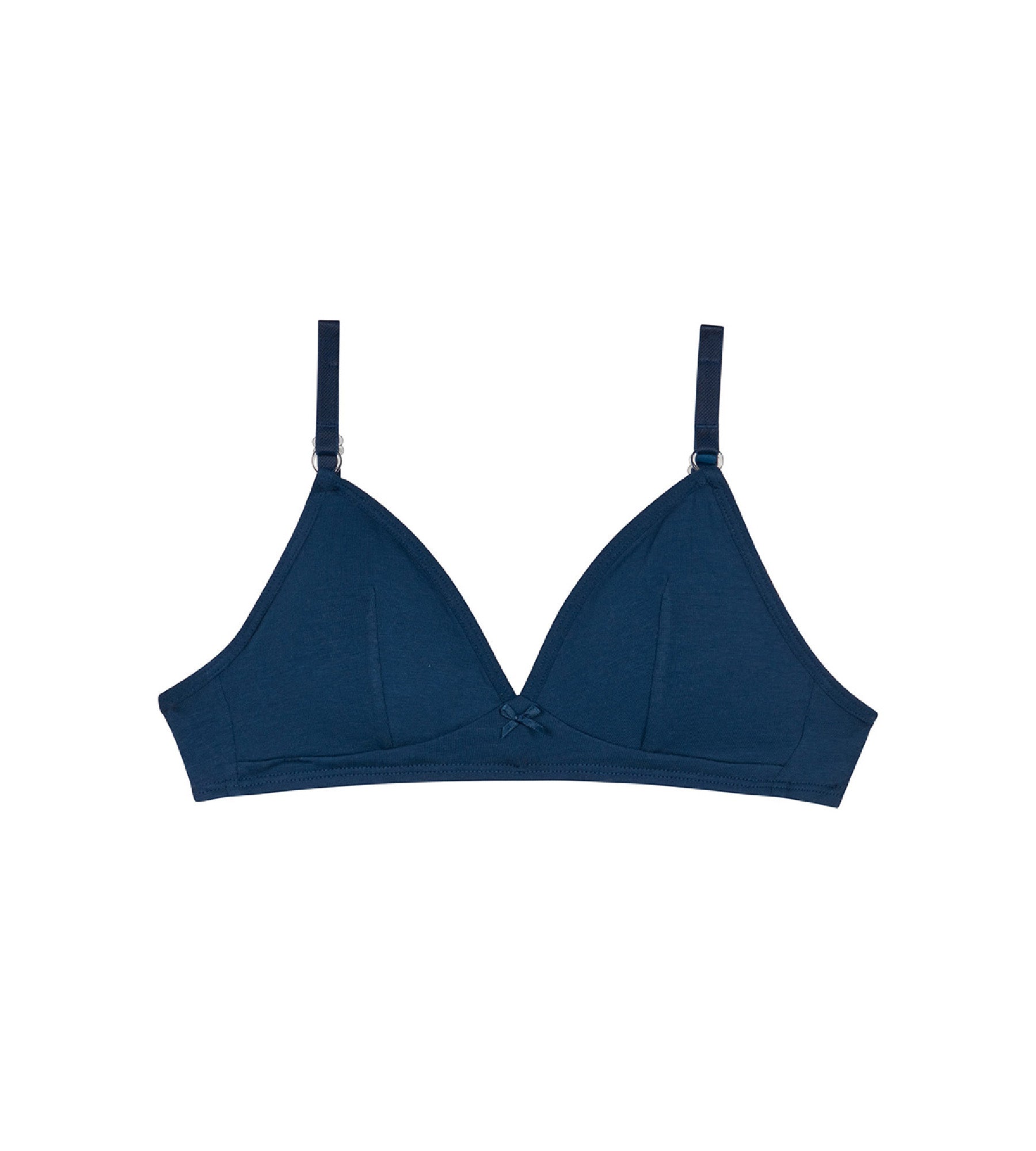 DIM Reggiseno a triangolo con ferretto in cotone bio Bleu Marin Skin Care
