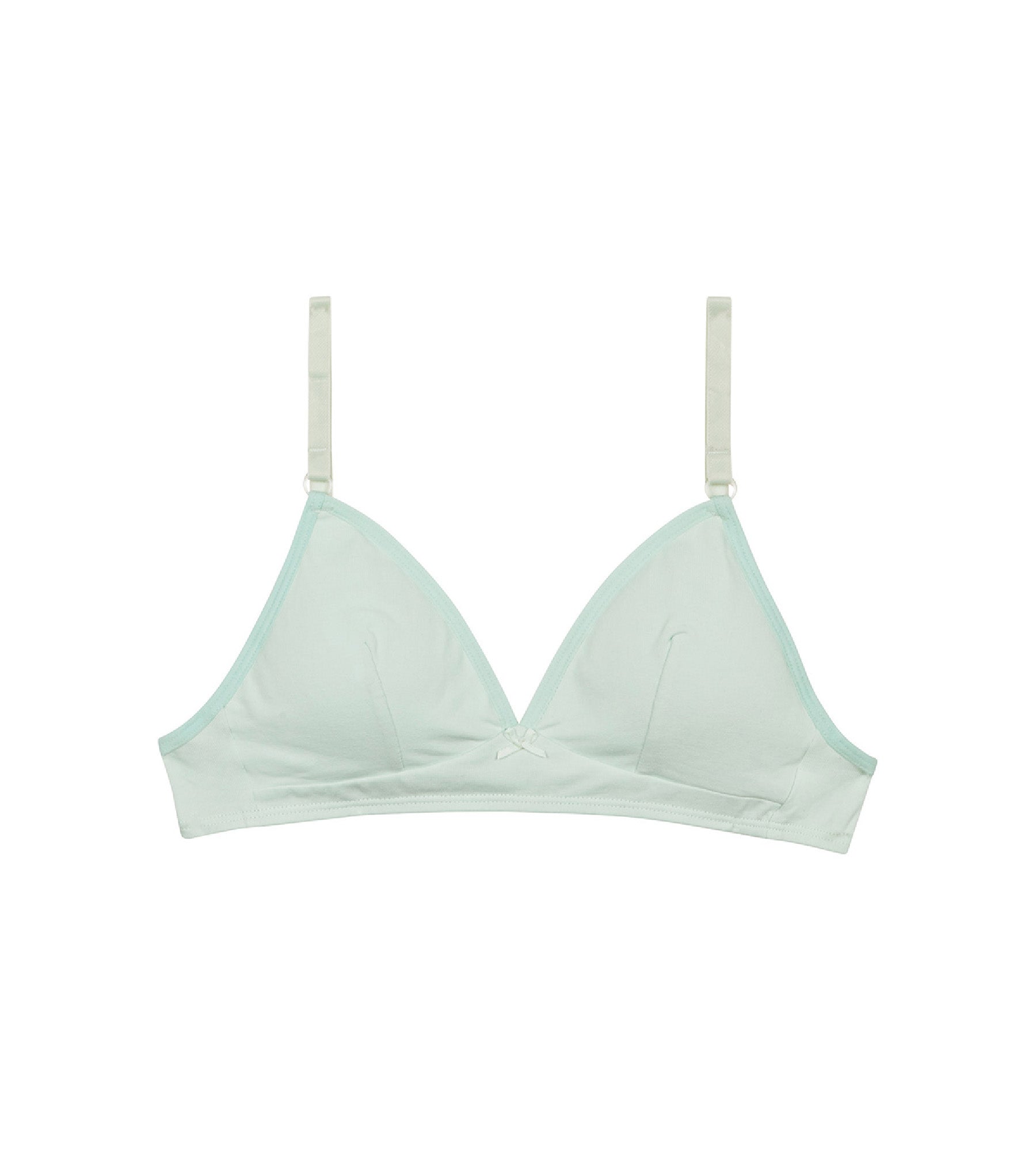 DIM Reggiseno a triangolo in cotone bio blu pastello Skin Care