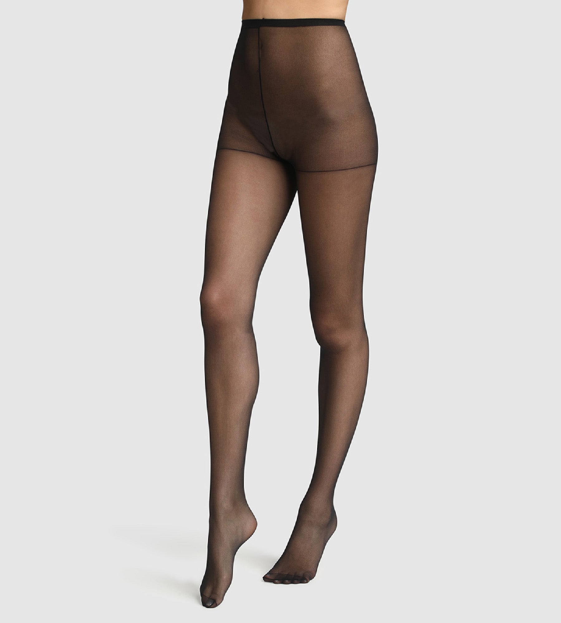 DIM Collant donna nero Trio