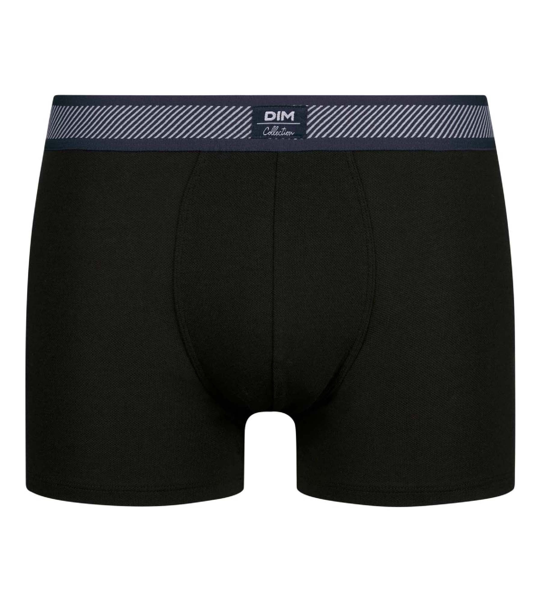 DIM Boxer Uomo in cotone modal a righe nere Dim Smart