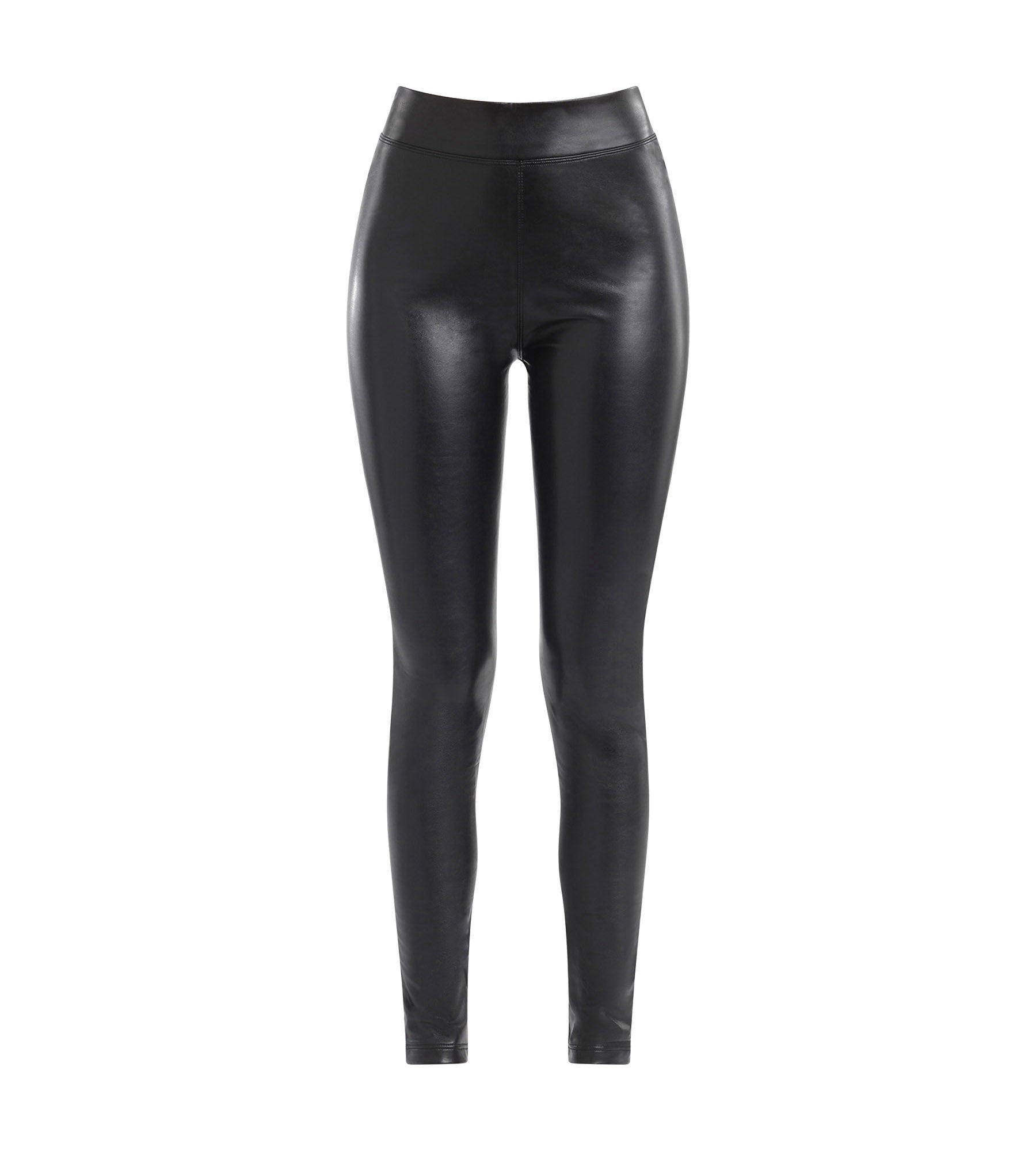 DIM Leggings donna nero in pelle vegetale opaca Dim Comfywear
