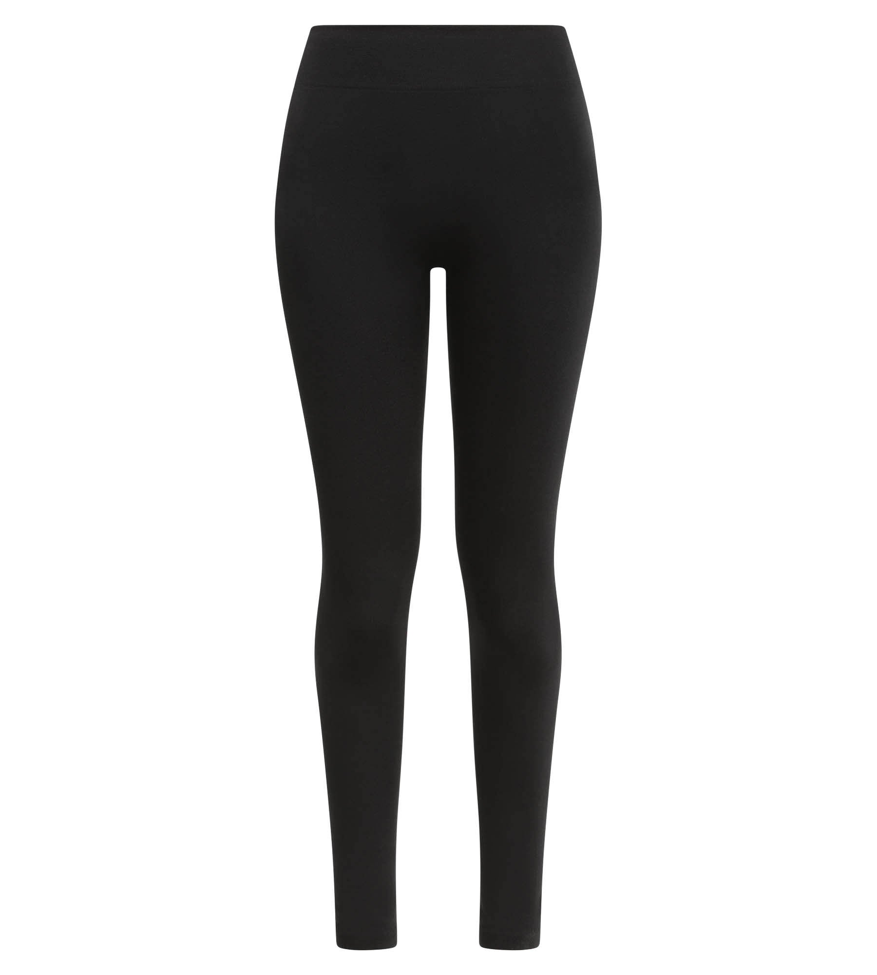 DIM Leggings termici da donna neri con fodera in pile Dim Relax & Go